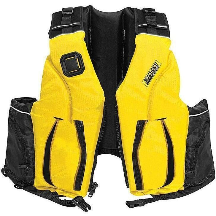 Seachoice 9007XXL/3XL-YELBLK85976 Adult Dual Size Canoe/Kayak PFD, Yellow/Black, 2XL/3XL