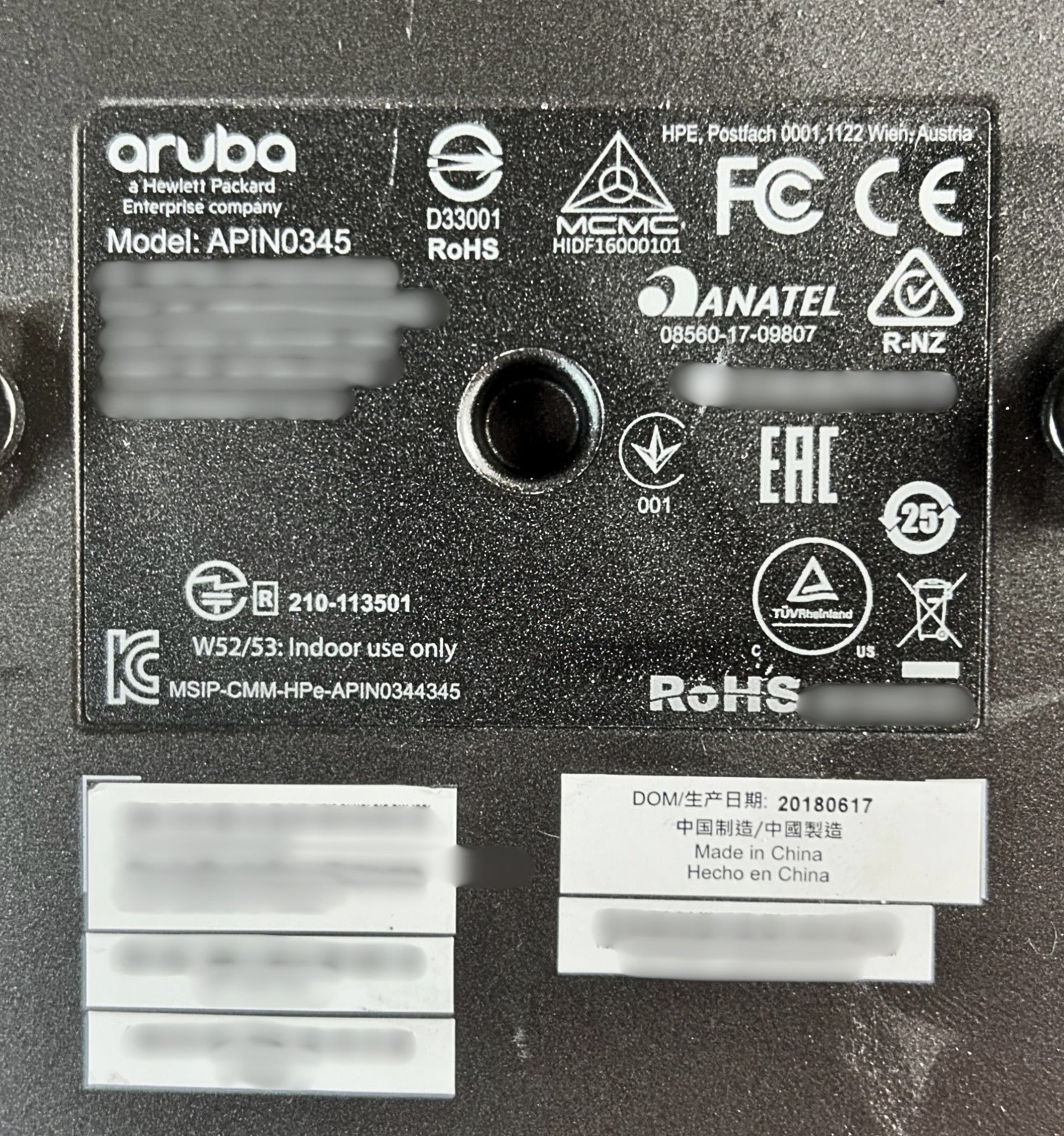 Aruba Networks APIN0345 AP-0345 Instant Wireless Access Point