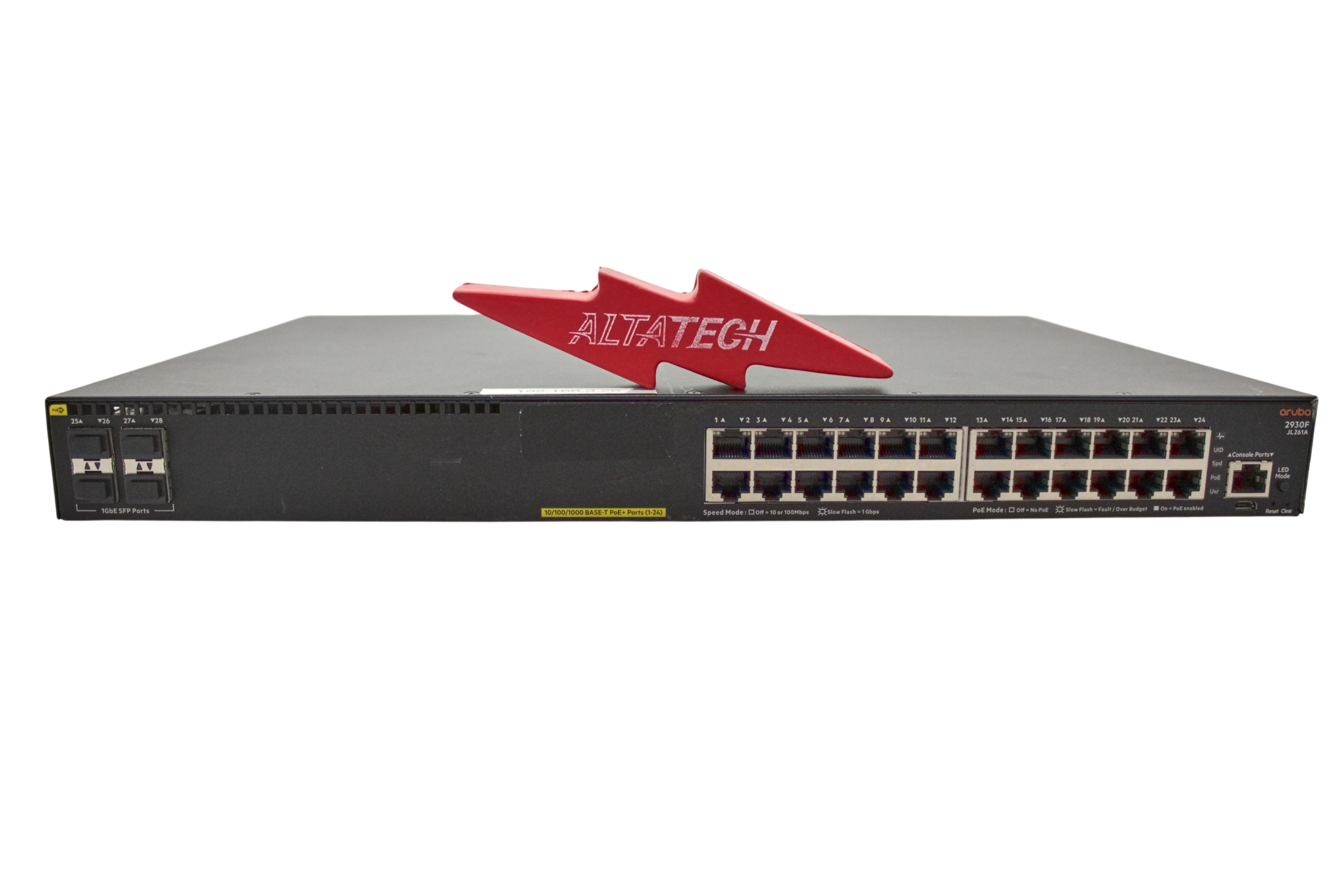 Aruba Networks JL261A 2930F 24G PoE+ 4SFP+ Managed Switch