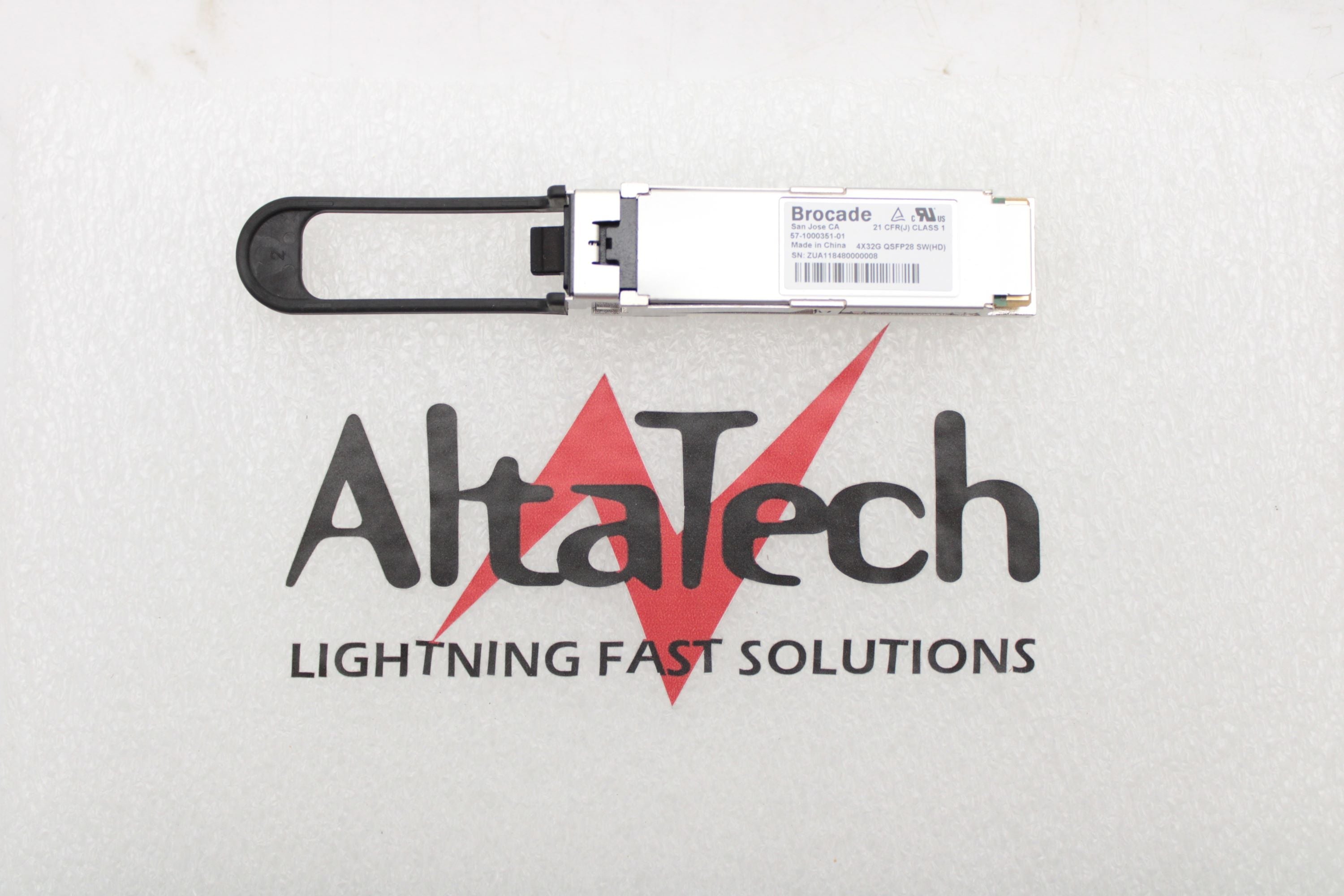 Brocade 57-1000351-01 - 32GB QSFP28 SW Transceiver | Alo Tech Solutions