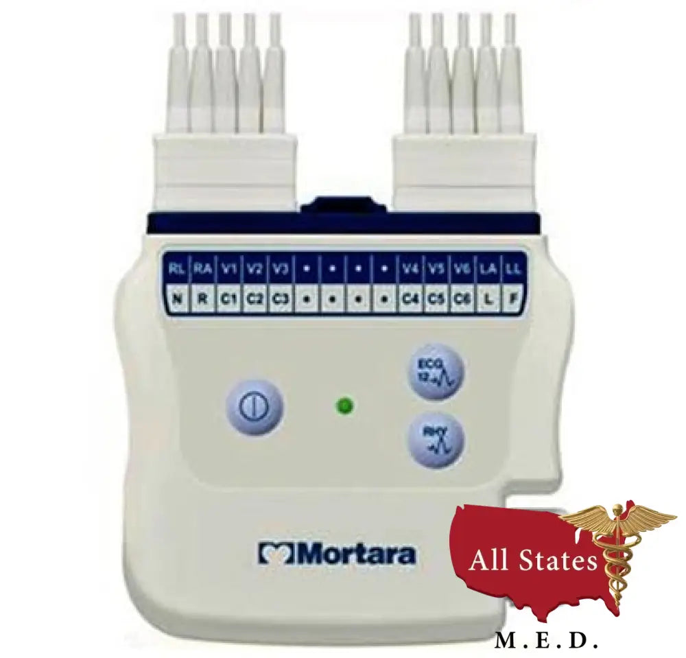 Burdick Mortara ELI 280 EKG 12 lead With Interpretation