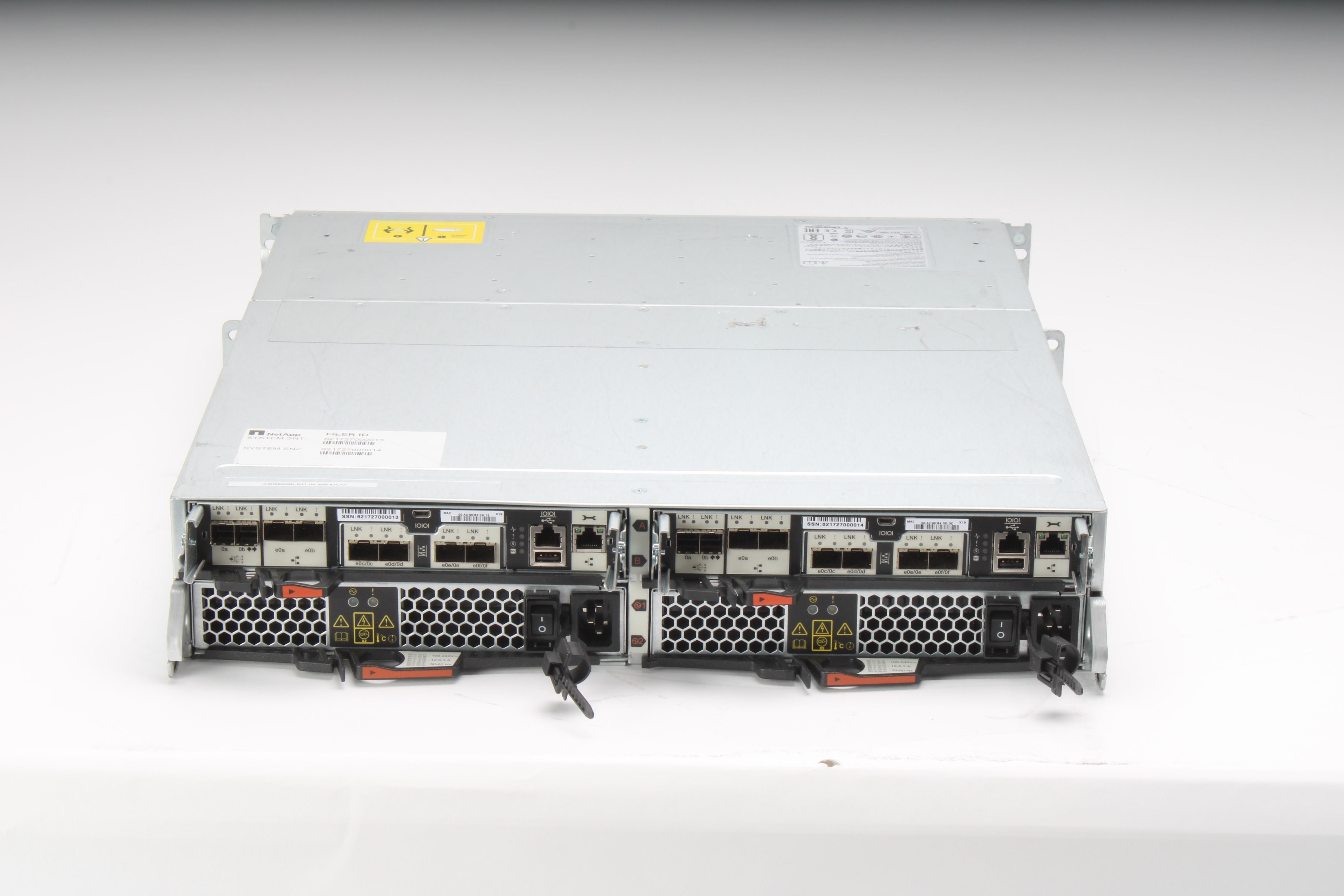 NetApp FAS2650 24-Bay SAS Hybrid Storage Array 18x X341A 900GB SAS 10K HDD