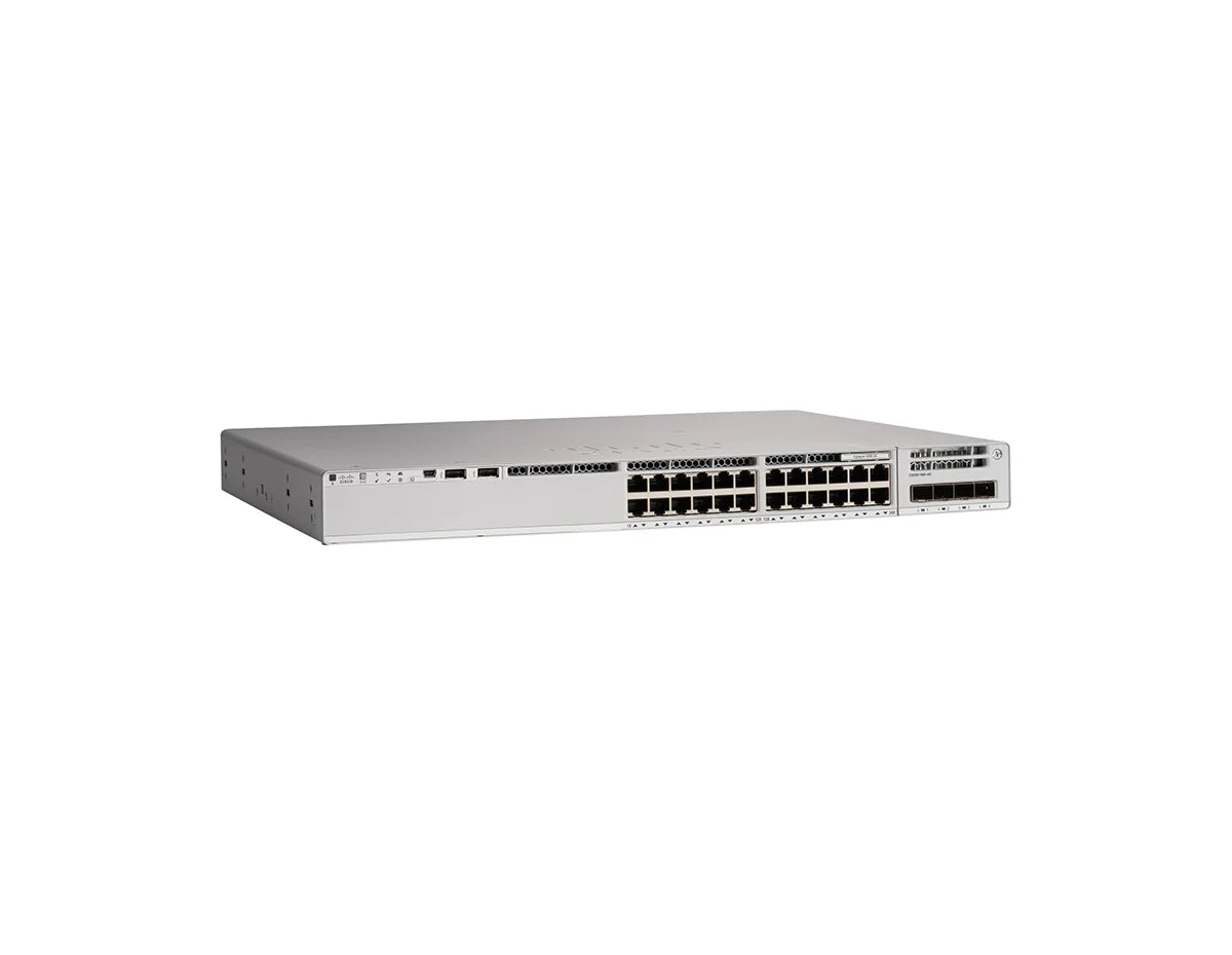 Cisco Catalyst C9200-24PXG-A 24-Port mGig PoE+ Switch, Modular Uplinks, Network Advantage