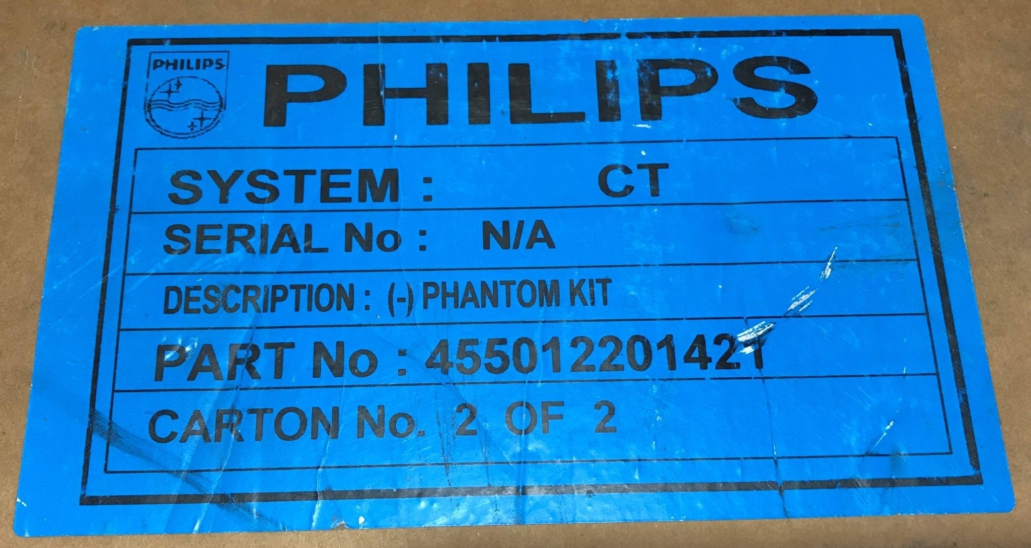 Calibration Phantom Kit (Couch (455012201421Philips CT