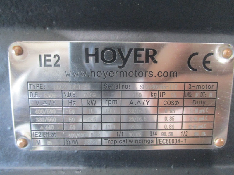 HOYER MOTORS HMC216014 400/690V 28/16.5A NSNP