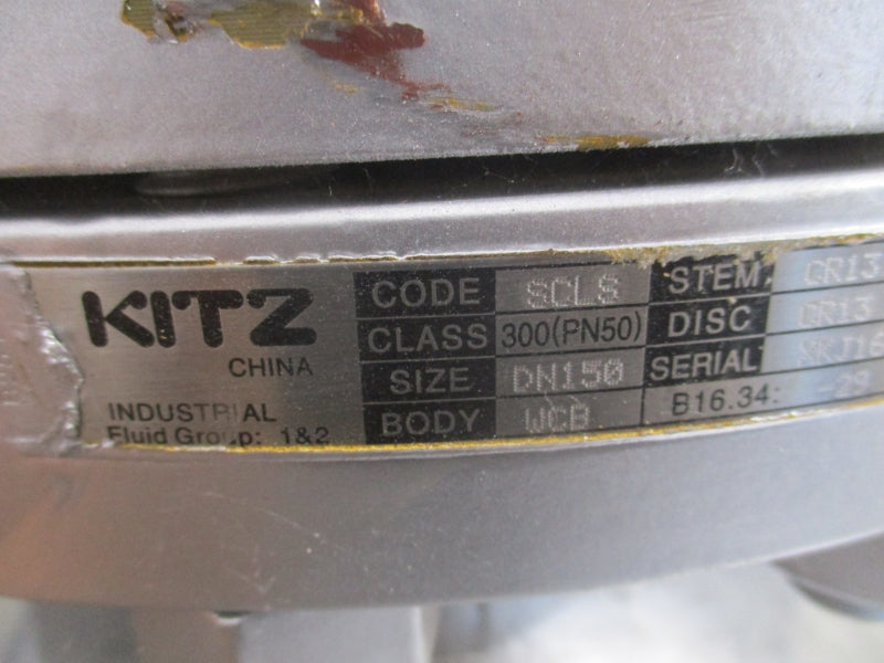KITZ 300SCLS 740PSI 6" B16.34:-29 NSNP