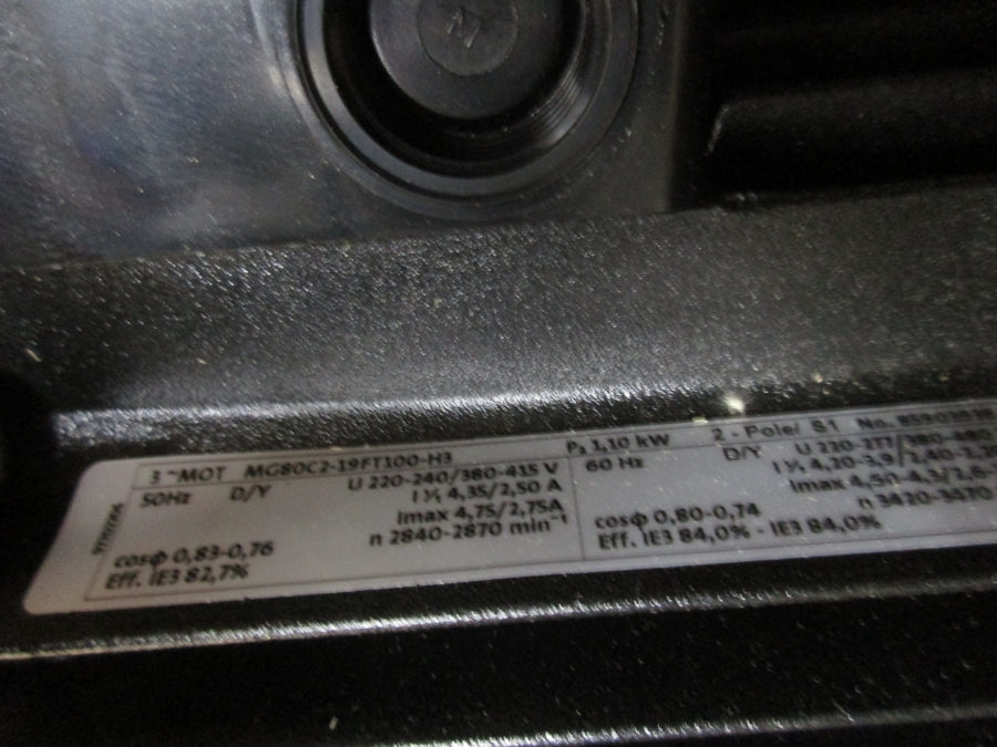 GRUNDFOS A-97954321-10000005 CRN5-4A-CX-T-E-HQQE 220-277/380-480V 4.20-3.9/2.40-2.29A NSMP