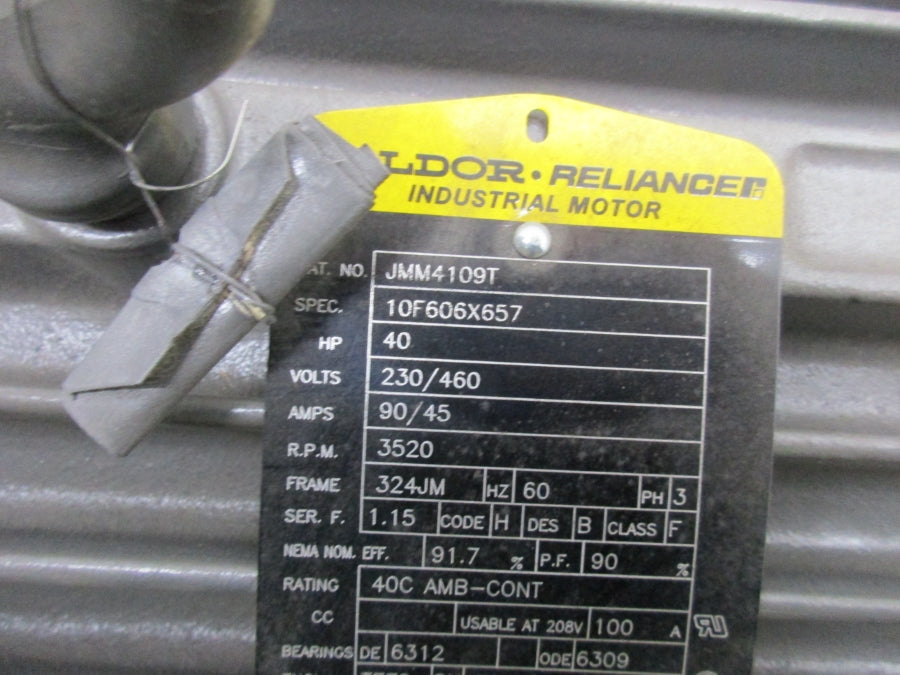 BALDOR JMM4109T 40HP 230/460V 90/45A (AS PICTURED) NSNP