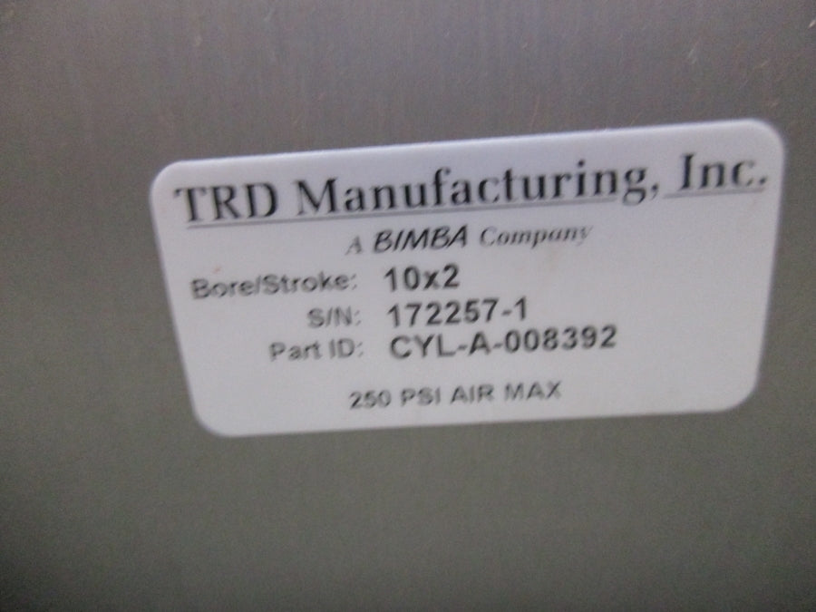 TRD MANUFACTURING BIMBA 10X2 CYL-A008392 NSNP