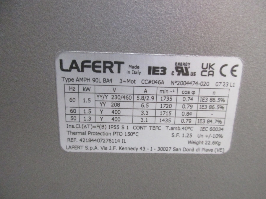 BECKER VX4.40 230/460V 5.8/2.9A NSNP