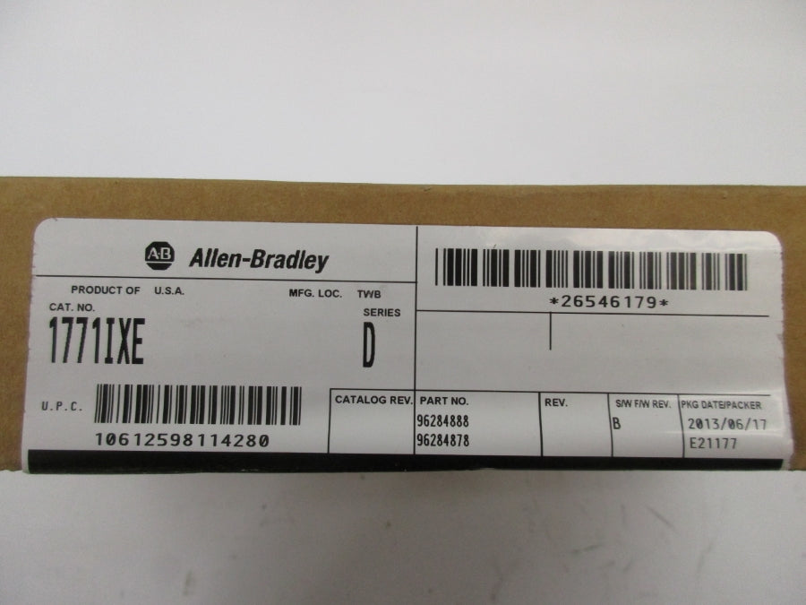 ALLEN BRADLEY 1771IXE SER. D F/W B NSFS