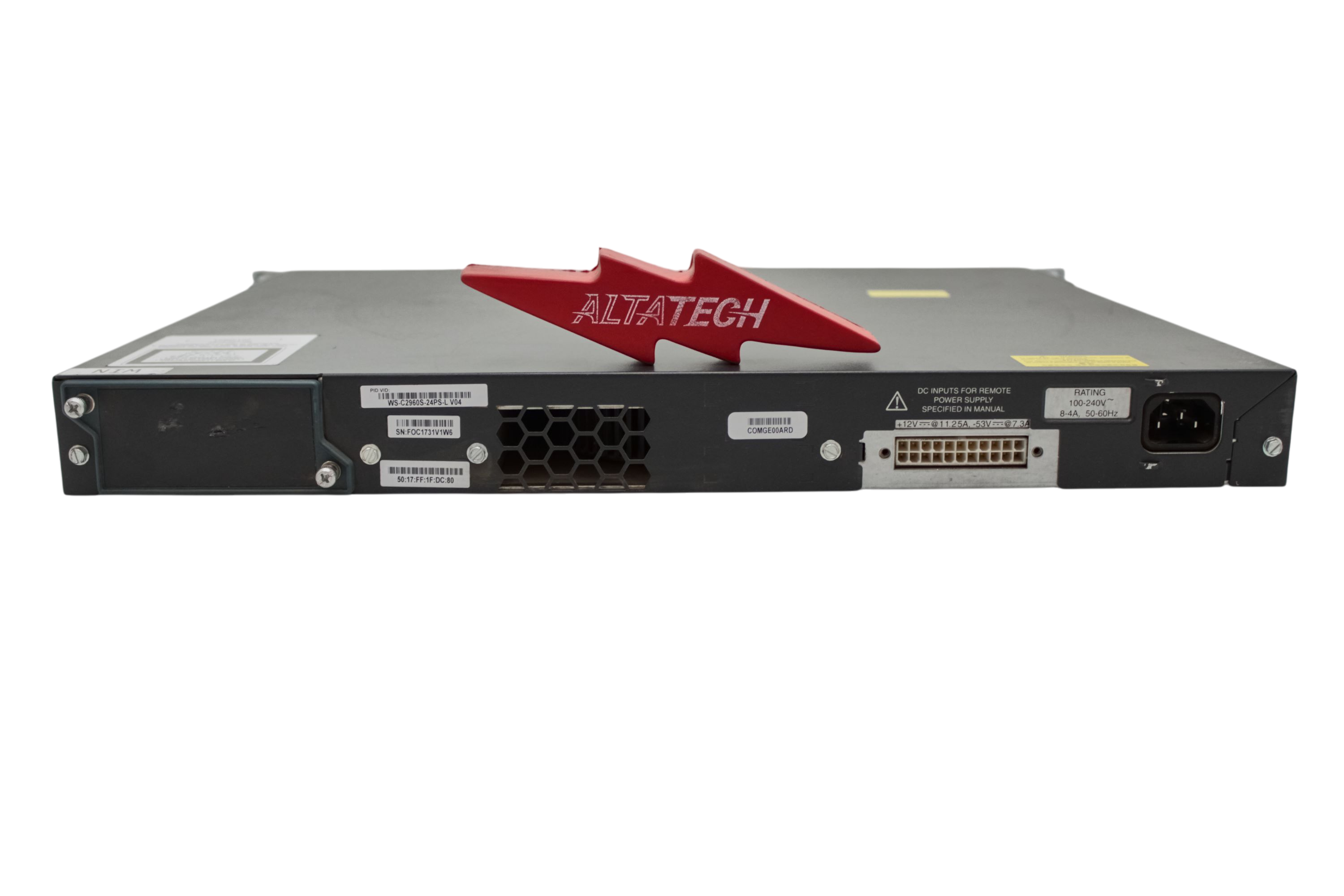 Cisco WS-C2960S-24PS-L 2960S 24 Port Gigabit PoE+ Switch