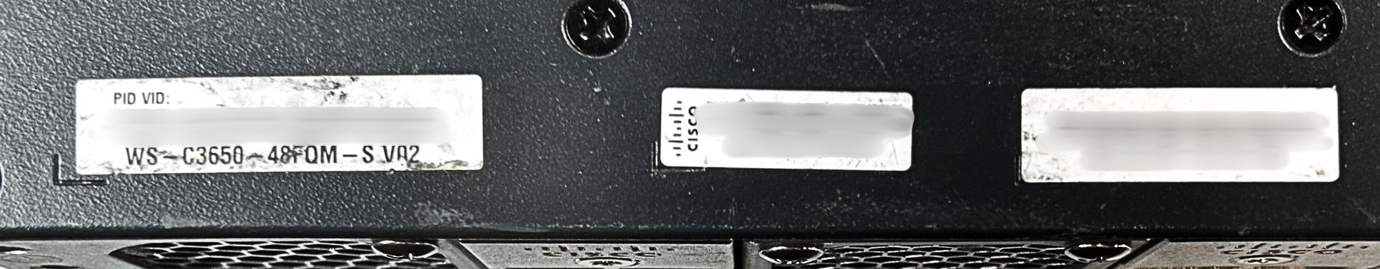 Cisco WS-C3650-48FQM-S 48 Port 10/100/1000 POE+ 4X10G Uplink Managed E