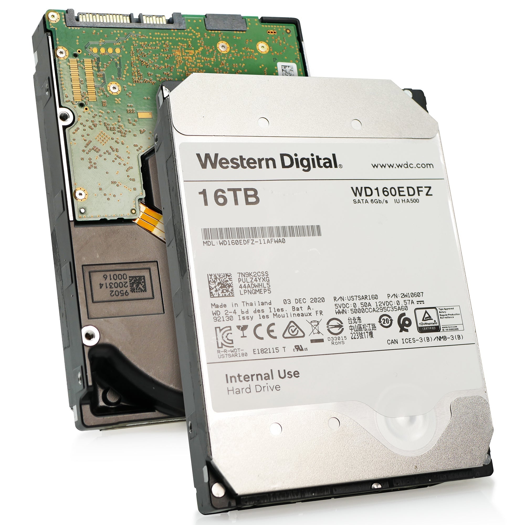Western Digital WD160EDFZ 16TB 5.4K RPM SATA 6Gb/s 3.5in Refurbished HDD