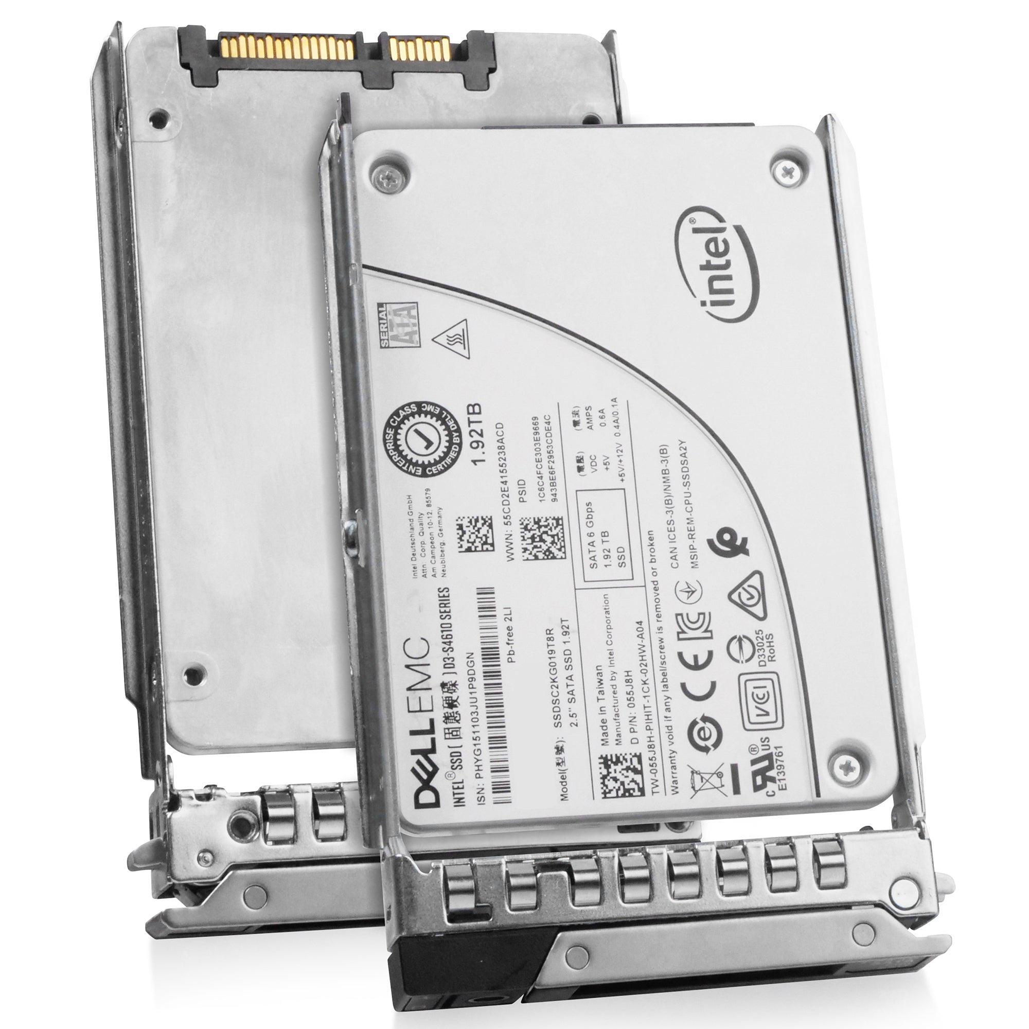 Dell G14 6N5Y4 1.92TB 3 DWPD SATA 6Gb/s Mixed-Use 3D TLC 2.5in Refurbished SSD