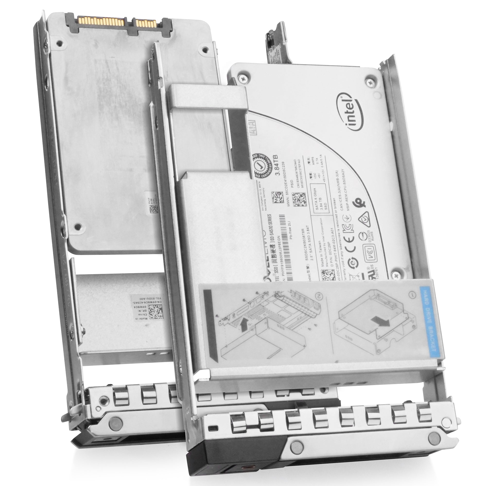 Dell G14 0DC29P 3.84TB SATA 6Gb/s 3D TLC Hybrid 3.5in Refurbished SSD