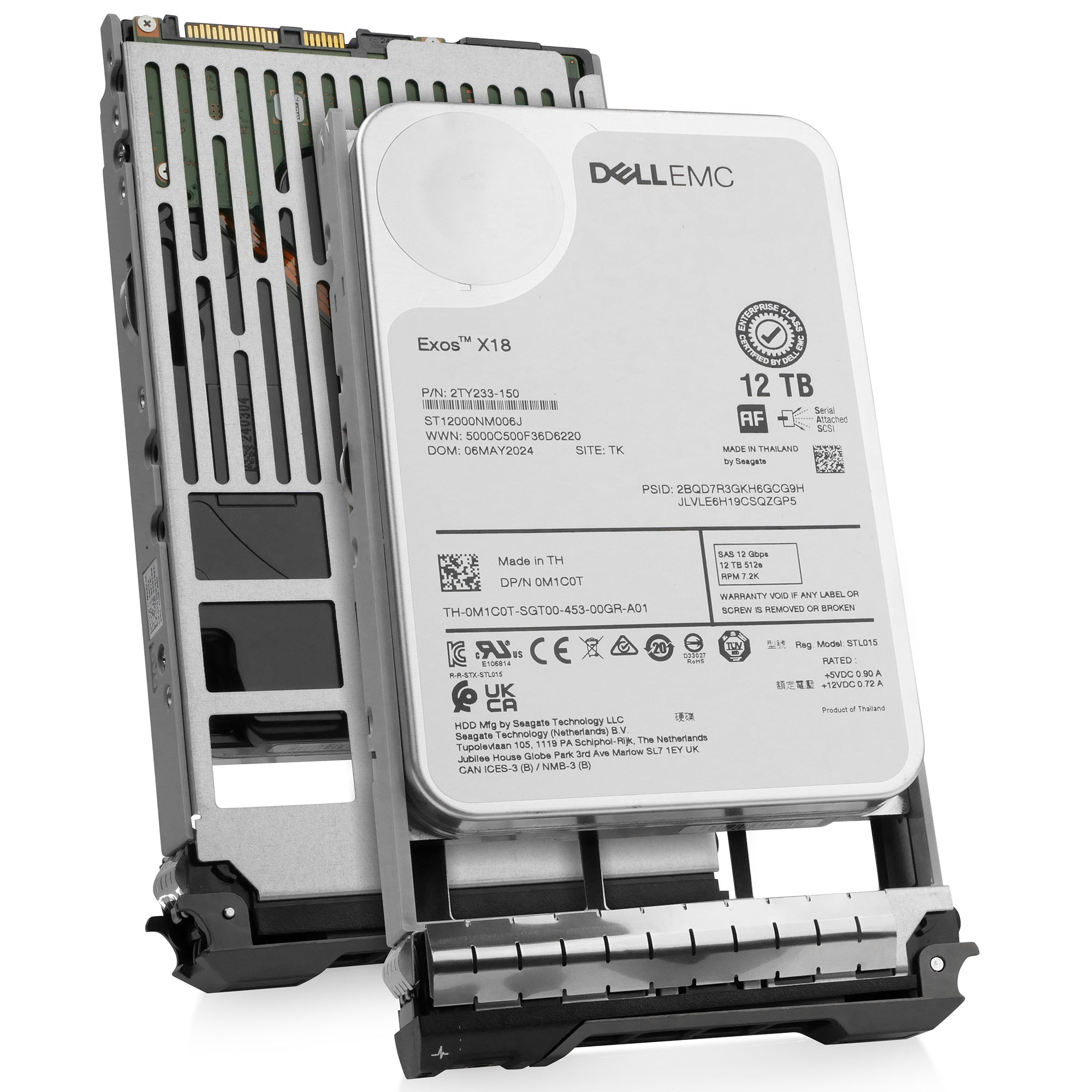 Dell G13 400-AXLG 12TB 7.2K RPM SAS 12Gb/s 512e 3.5in Hard Drive