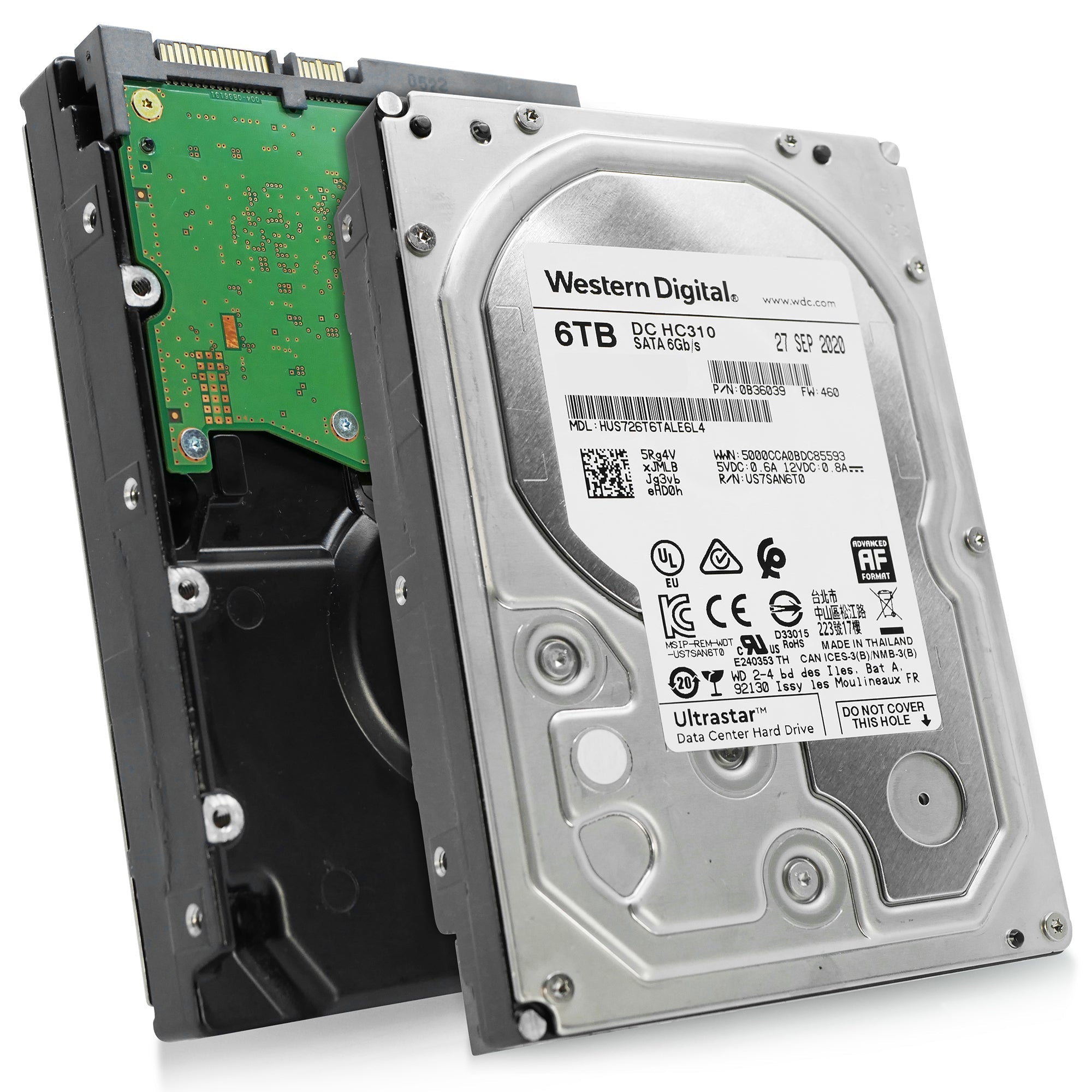 Western Digital Ultrastar DC HC310 HUS726T6TALE6L4 0B36039 6TB 7.2K RPM SATA 6Gb/s 512e/4Kn 256MB 3.5" SE FastFormat HDD