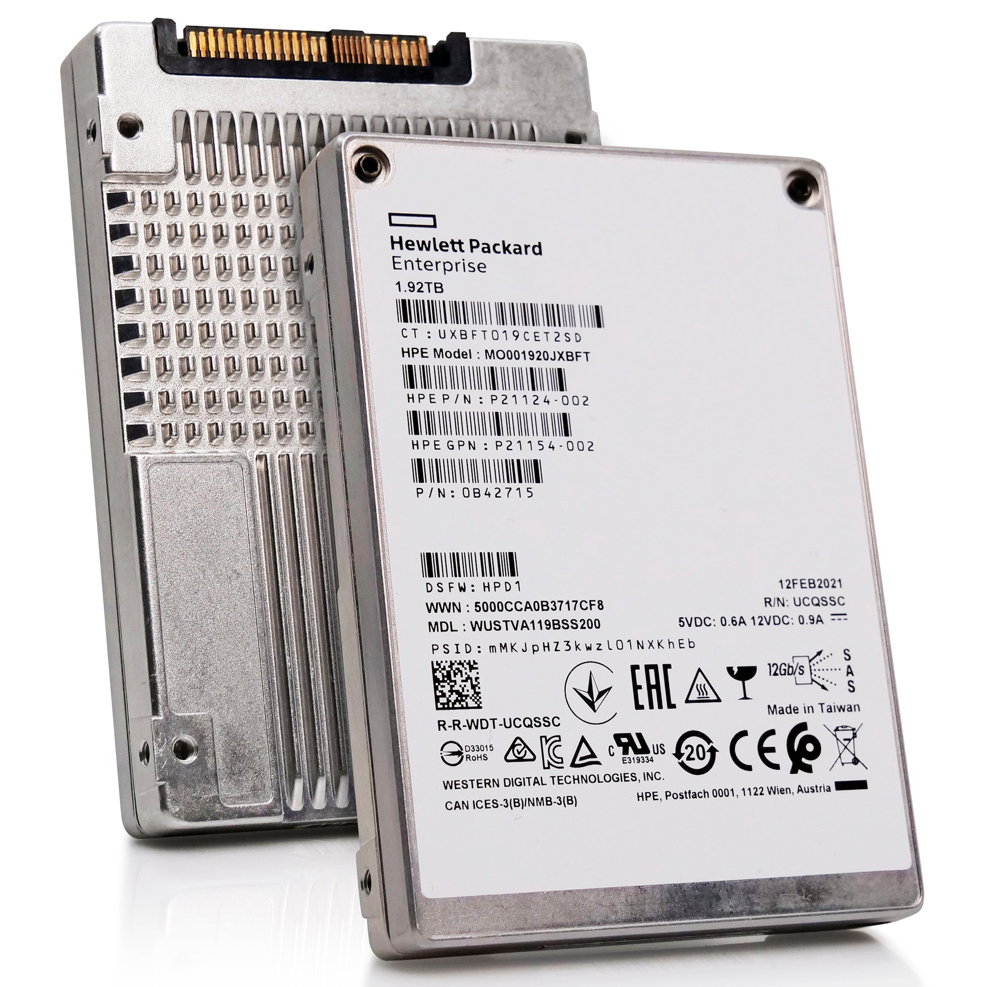 HP Generation 10 P01106-001 8TB 7.2K RPM SAS 12Gb/s 512e 3.5in Hard Drive