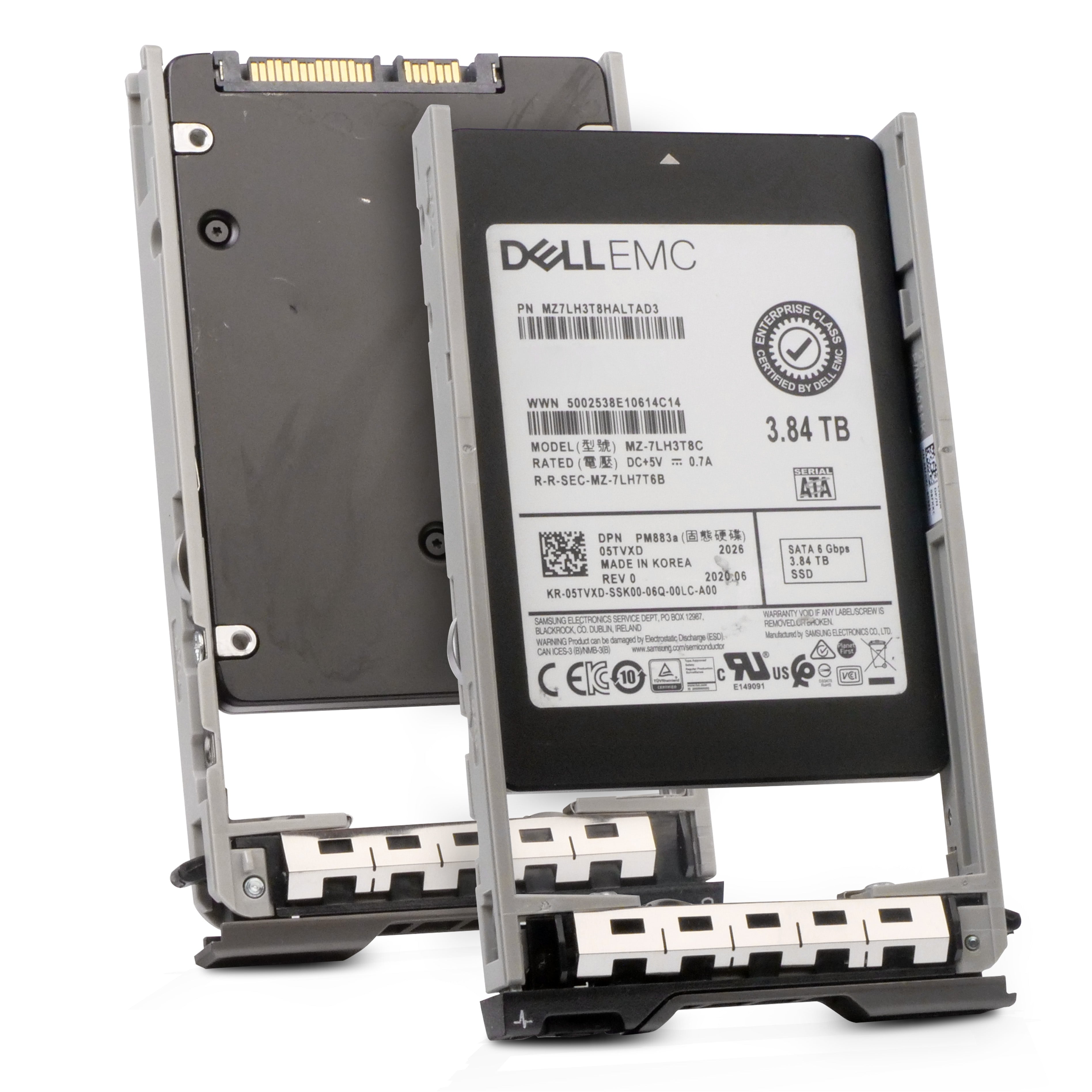 Dell G13 0DXVK2 3.84TB 1 DWPD SATA 6Gb/s 3D TLC 2.5in Refurbished SSD