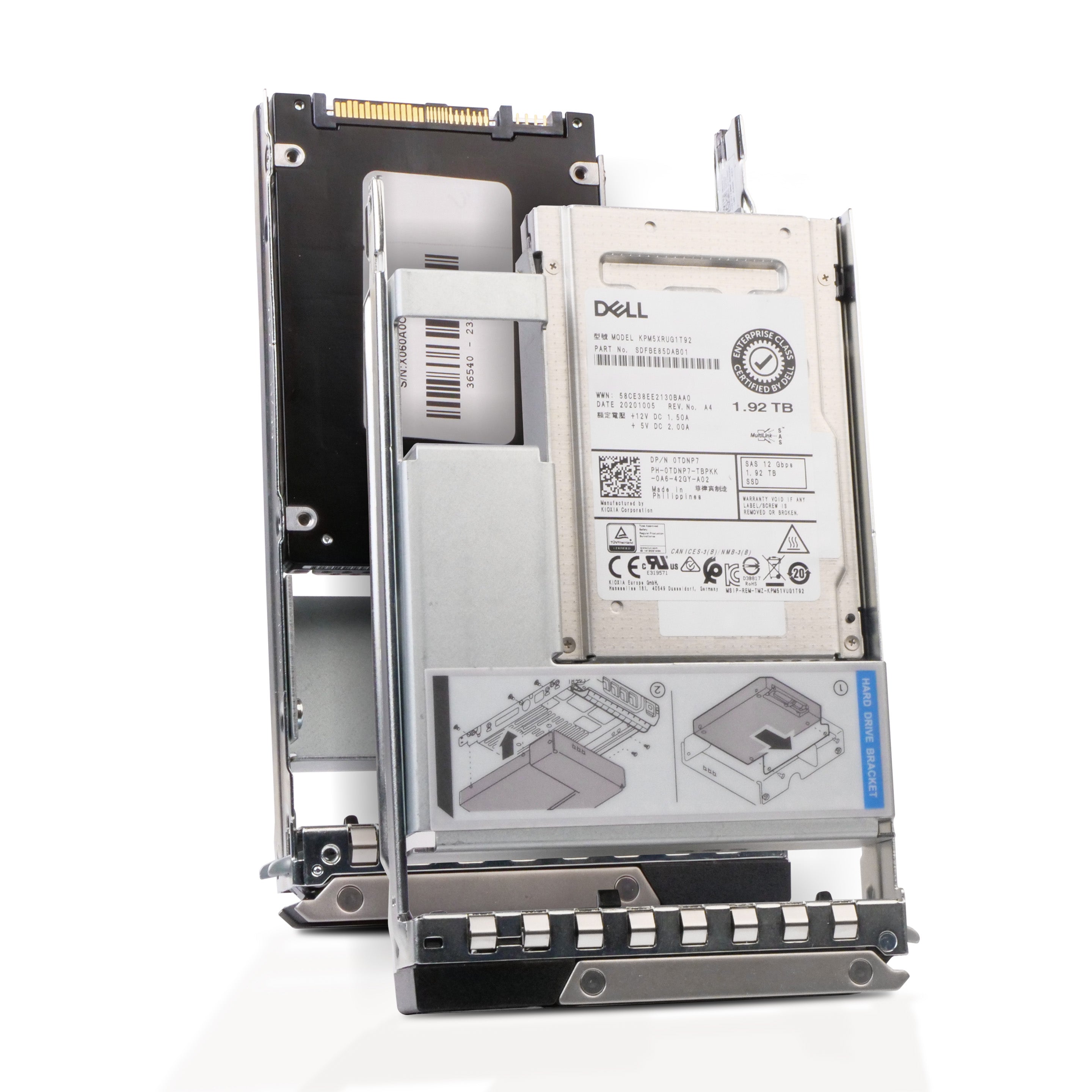 Dell G14 0TDNP7 1.92TB 1 DWPD SAS 12Gb/s Read Intensive 3D TLC Hybrid 2.5in SSD