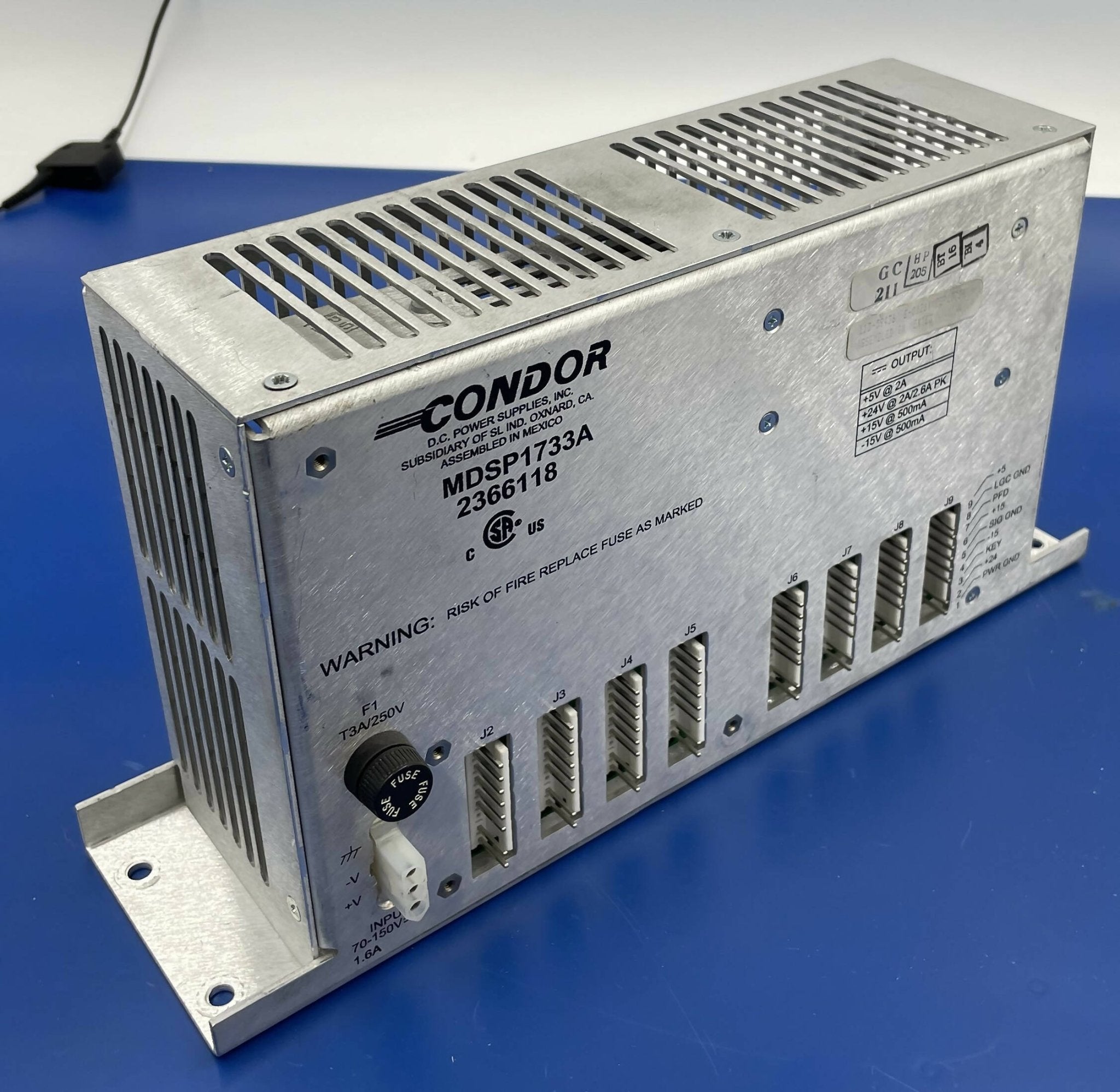 CONDOR DC POWER SUPPLY (MDSP1733A/2366118 GE