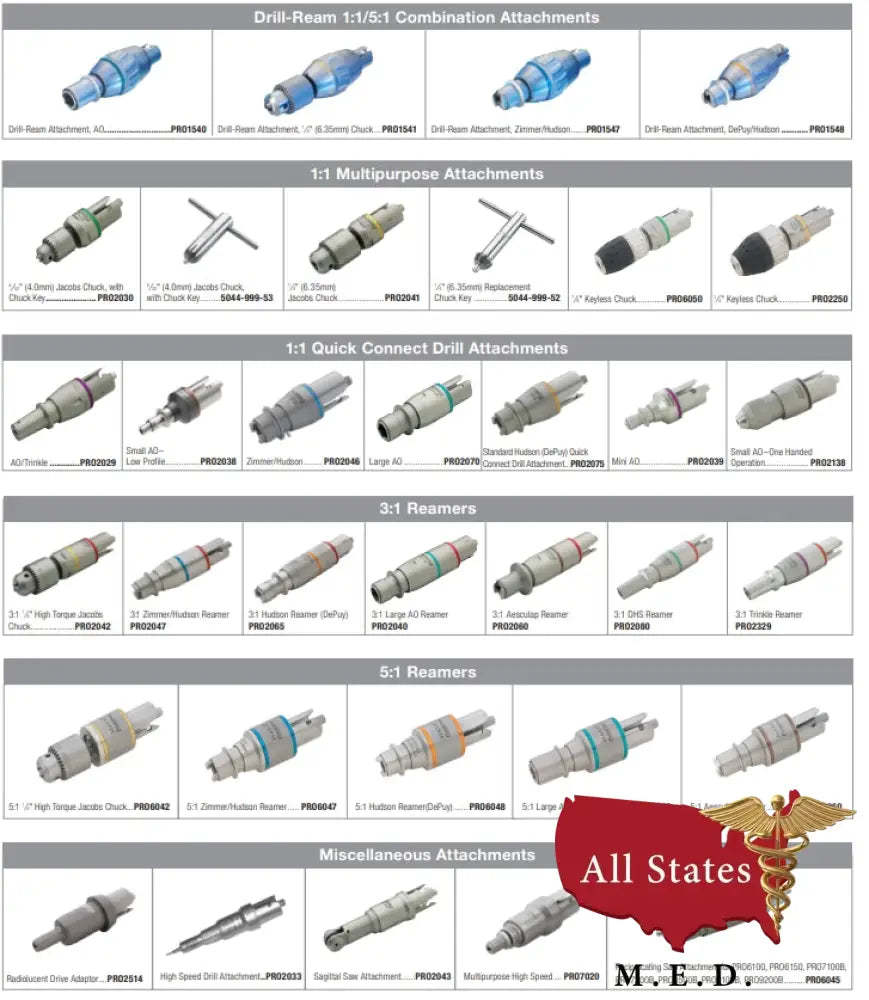 CONMED HALL SURGICAL PRO6045 RECIPROCATING SAW ATTACHMENT
