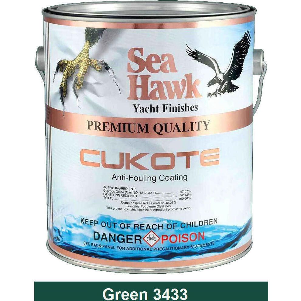 Seahawk Paint 3433GL Cukote Green, Gal.