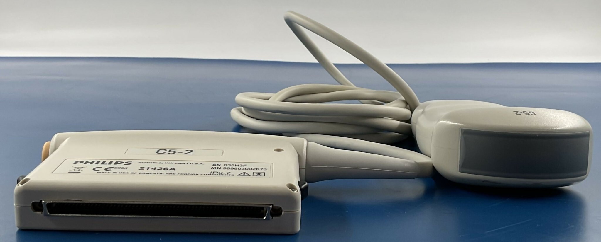 CURVED ARRAY TRANSDUCER 2.0/5.0 MHz (4535 611 73202/21426A/C5-2) PHILIPS