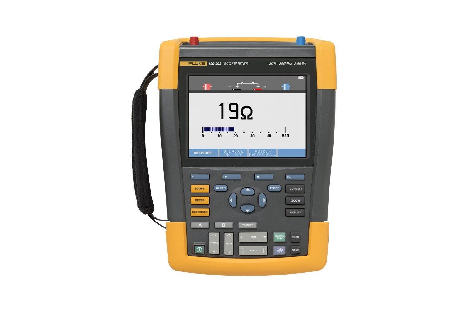 Fluke 190-202/AM ScopeMeter 200MHz Portable Oscilloscope