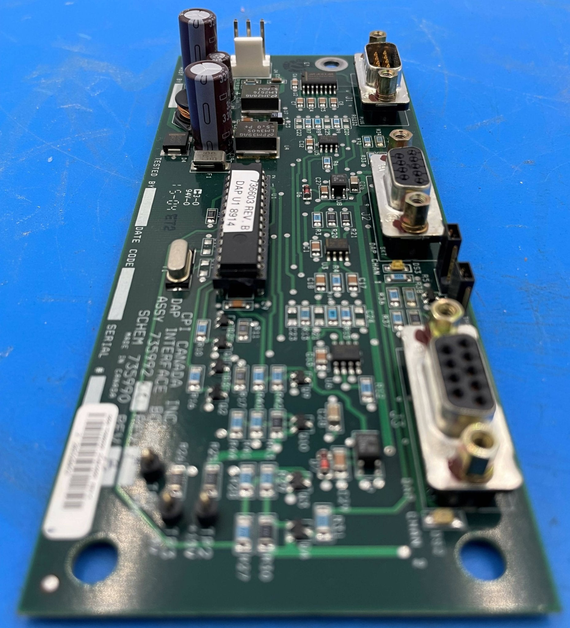 DAP INTERFACE BOARD (735992-00 REV D CPI