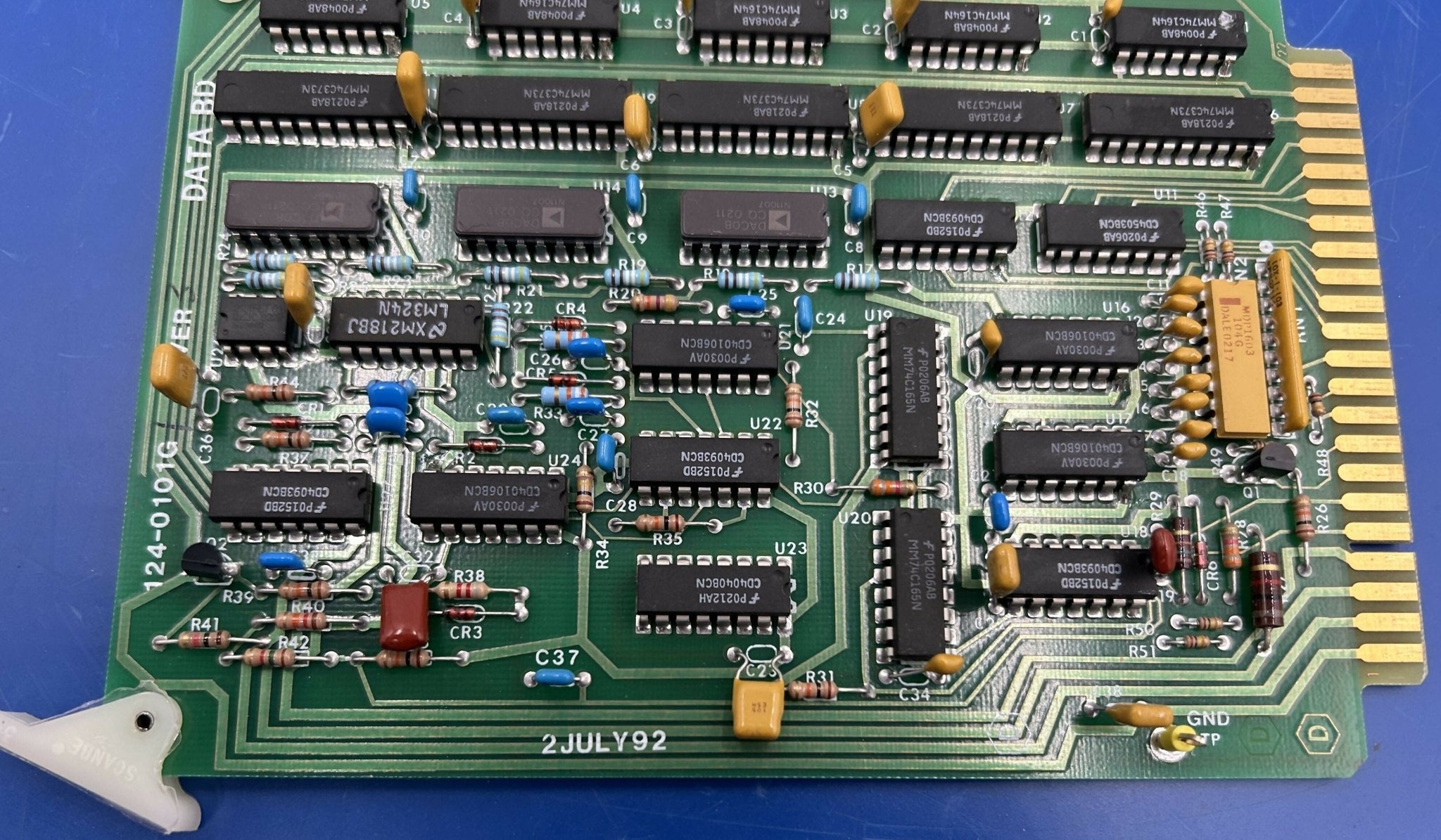 DATA BOARD (124-0101G1 VER 3) GENDEX/DEL MEDICAL