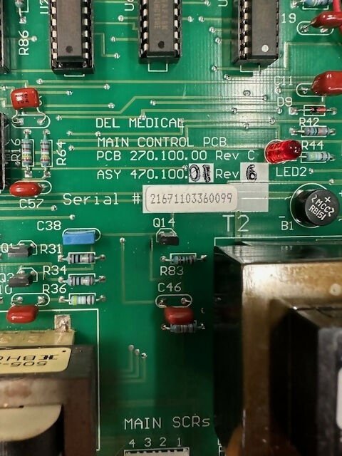 DEl Medical Main PCB board