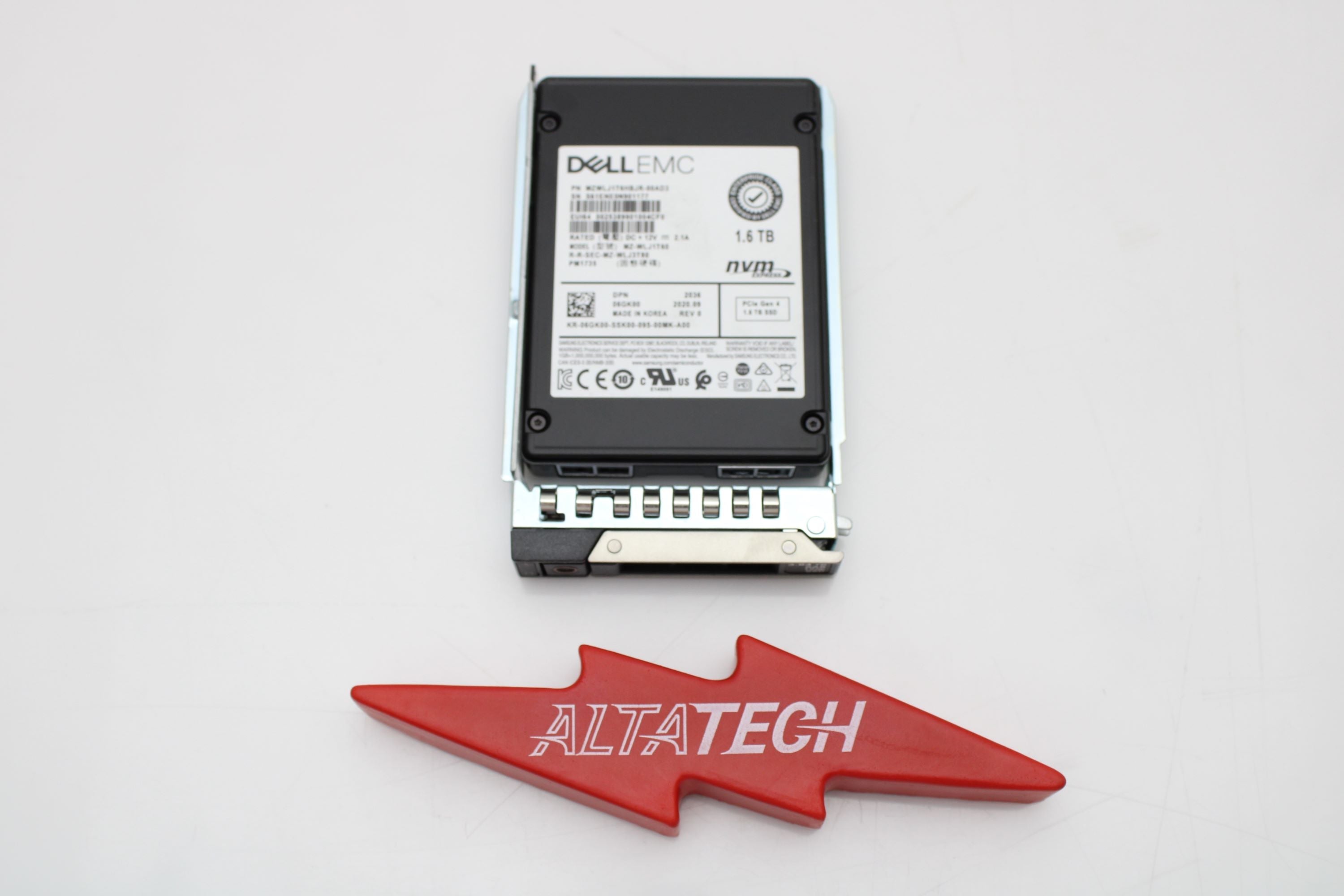 Dell 06GK00 1.6TB SSD U.2 NVME MU GEN4