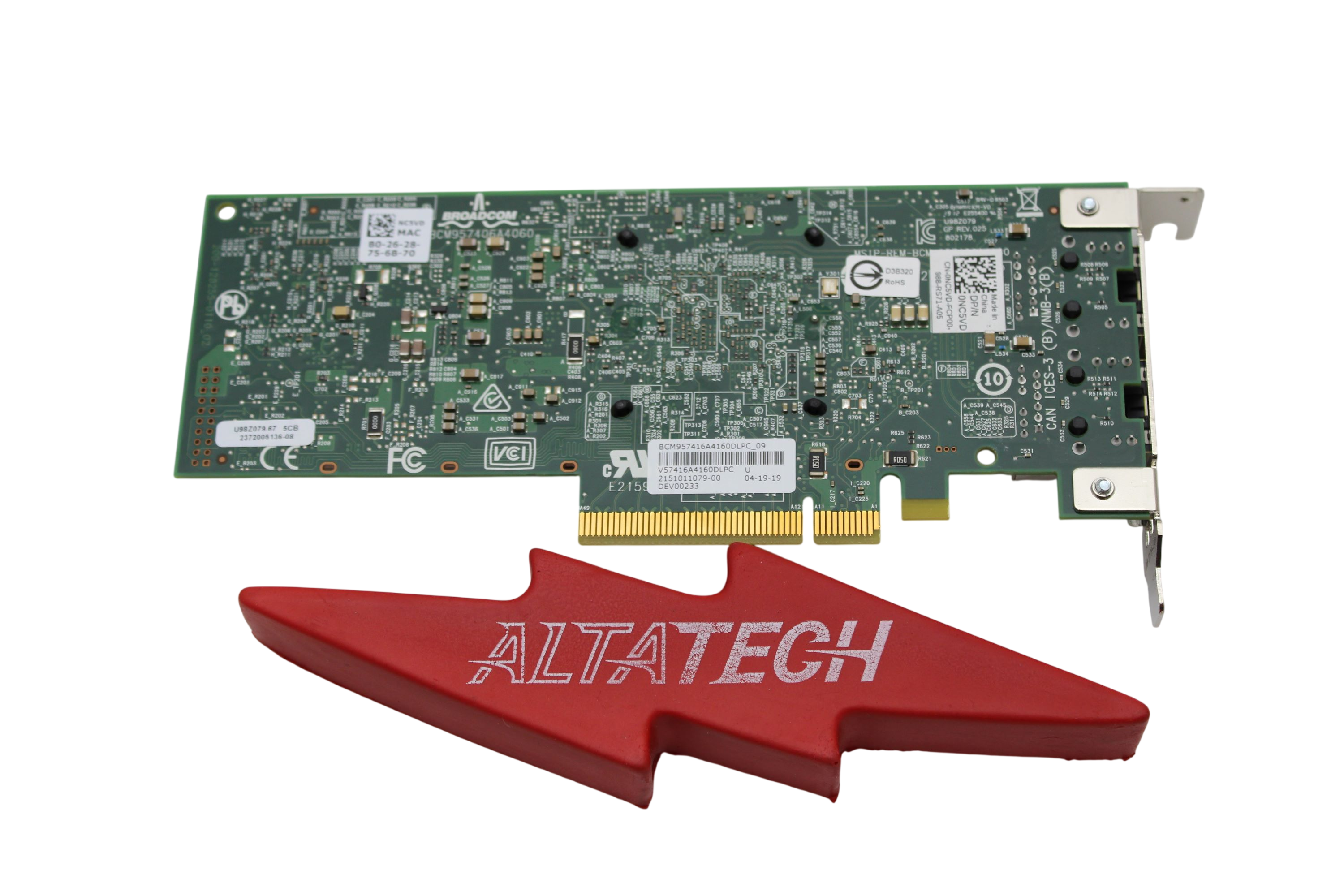 Dell 0NC5VD Broadcom 57416 10GB BASE-T DP LP