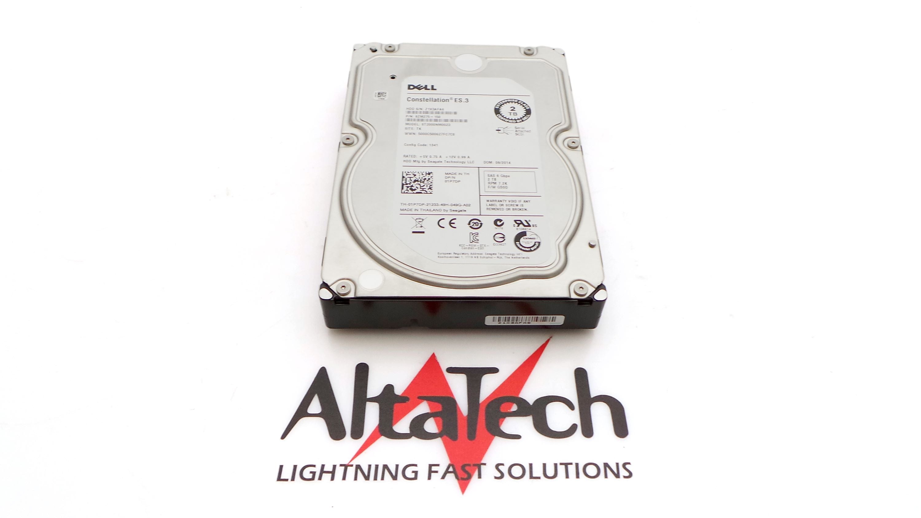 Dell 01P7DP 2TB 7.2K SAS 3.5" 6G