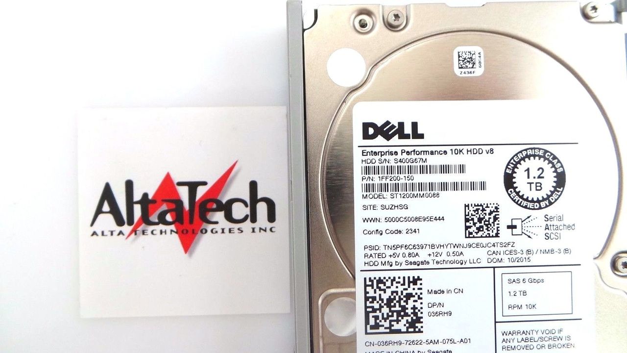 Dell 400-AHZF 1.2TB 10K SAS 2.5 6G