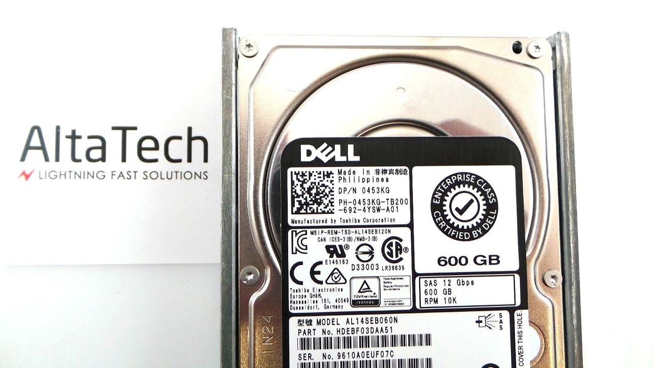Dell 453KG 600GB 10K SAS 2.5" 12G