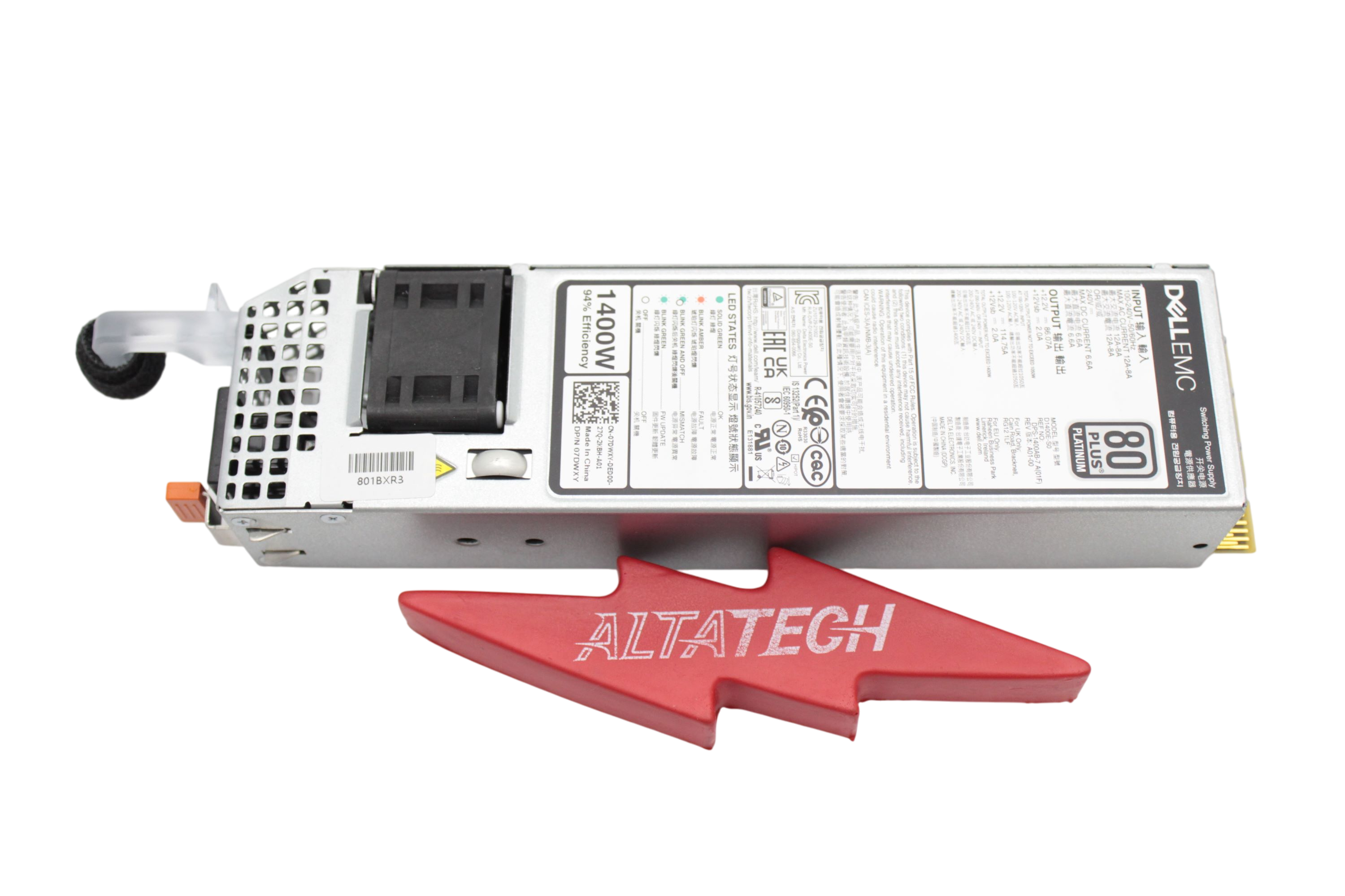 Dell 7DWXY 1400W POWER SUPPLY HH R750 G15
