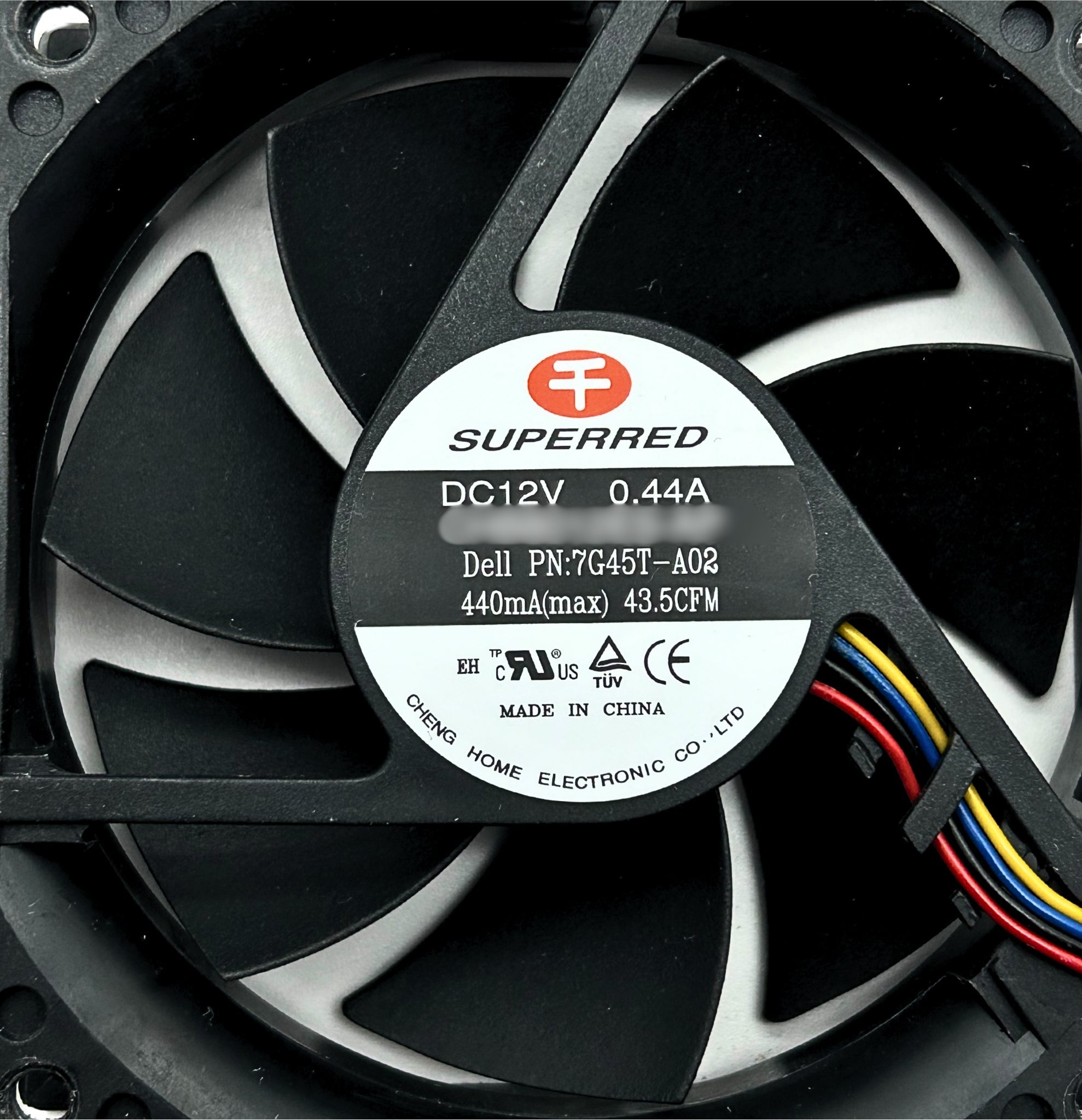 Dell 7G45T FAN ASSEMBLY CASE OPT 3040 MT