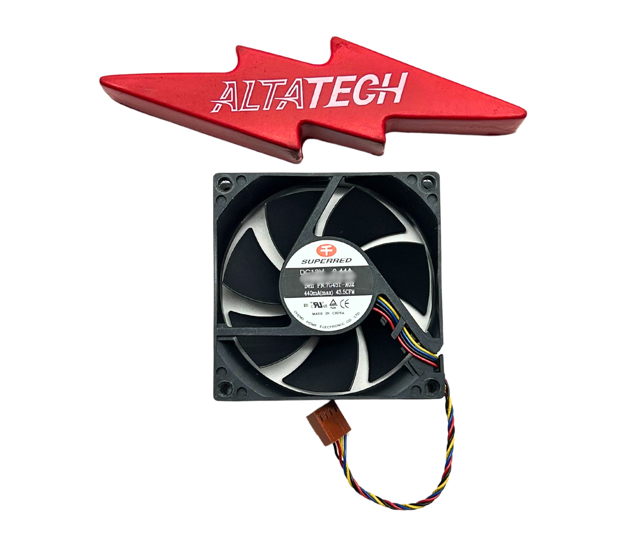 Dell 7G45T FAN ASSEMBLY CASE OPT 3040 MT