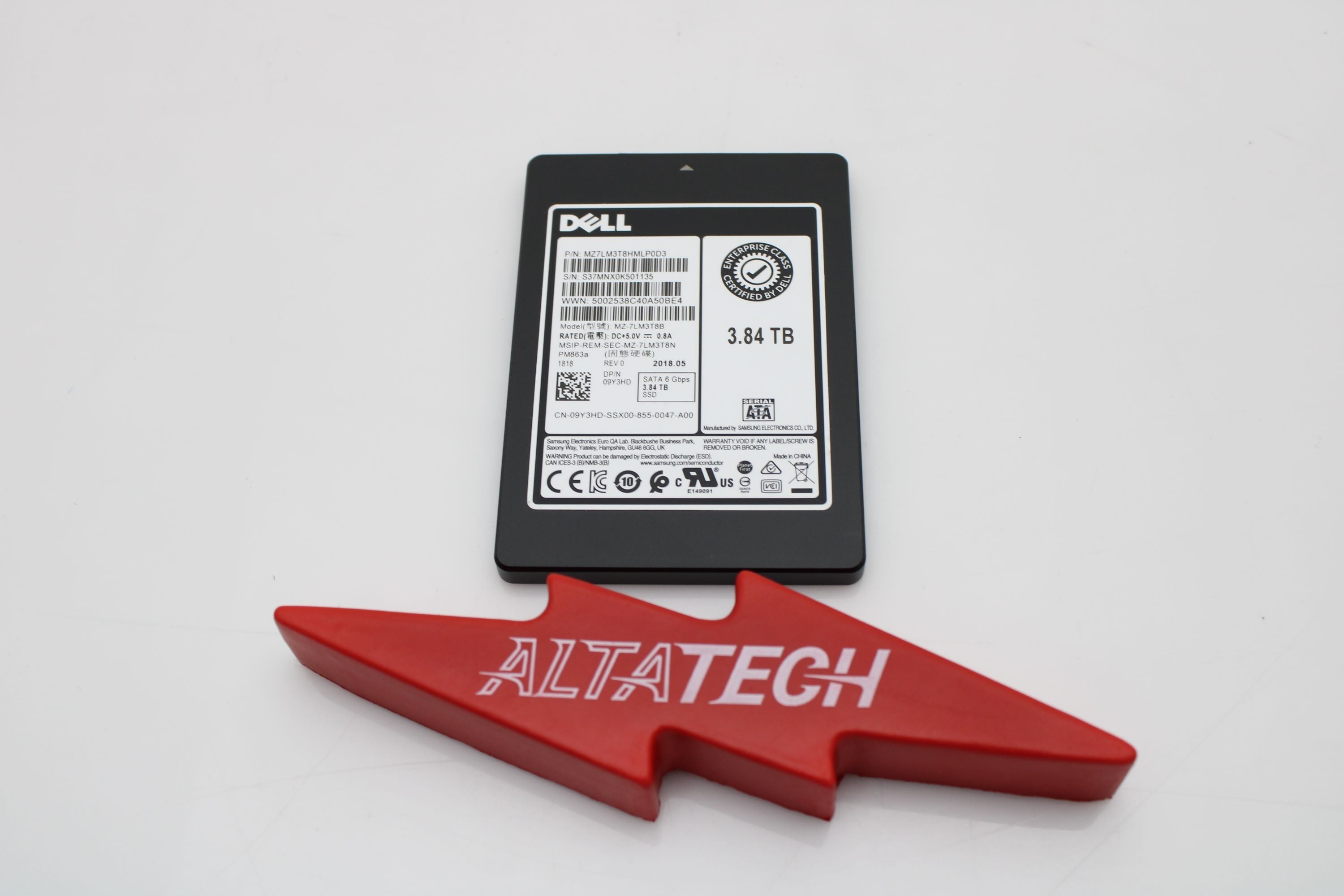 Dell 09Y3HD 3.84TB SSD SATA 2.5 6G RI