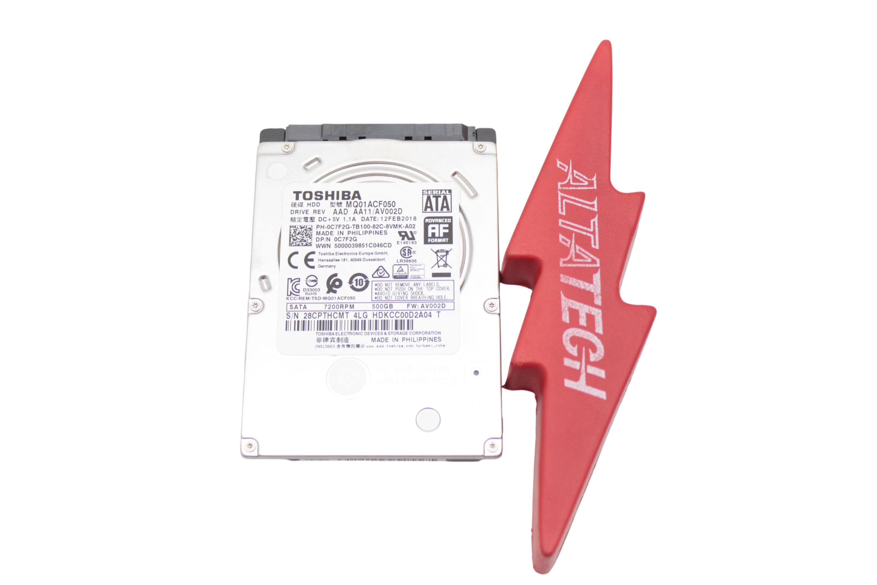 Dell C7F2G 500GB 7.2K SATA 2.5 6G SLIM PC HDD