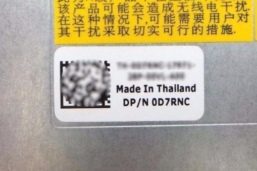 Dell 0D7RNC PowerVault MD3860F 1755W Switching Power Supply, Used