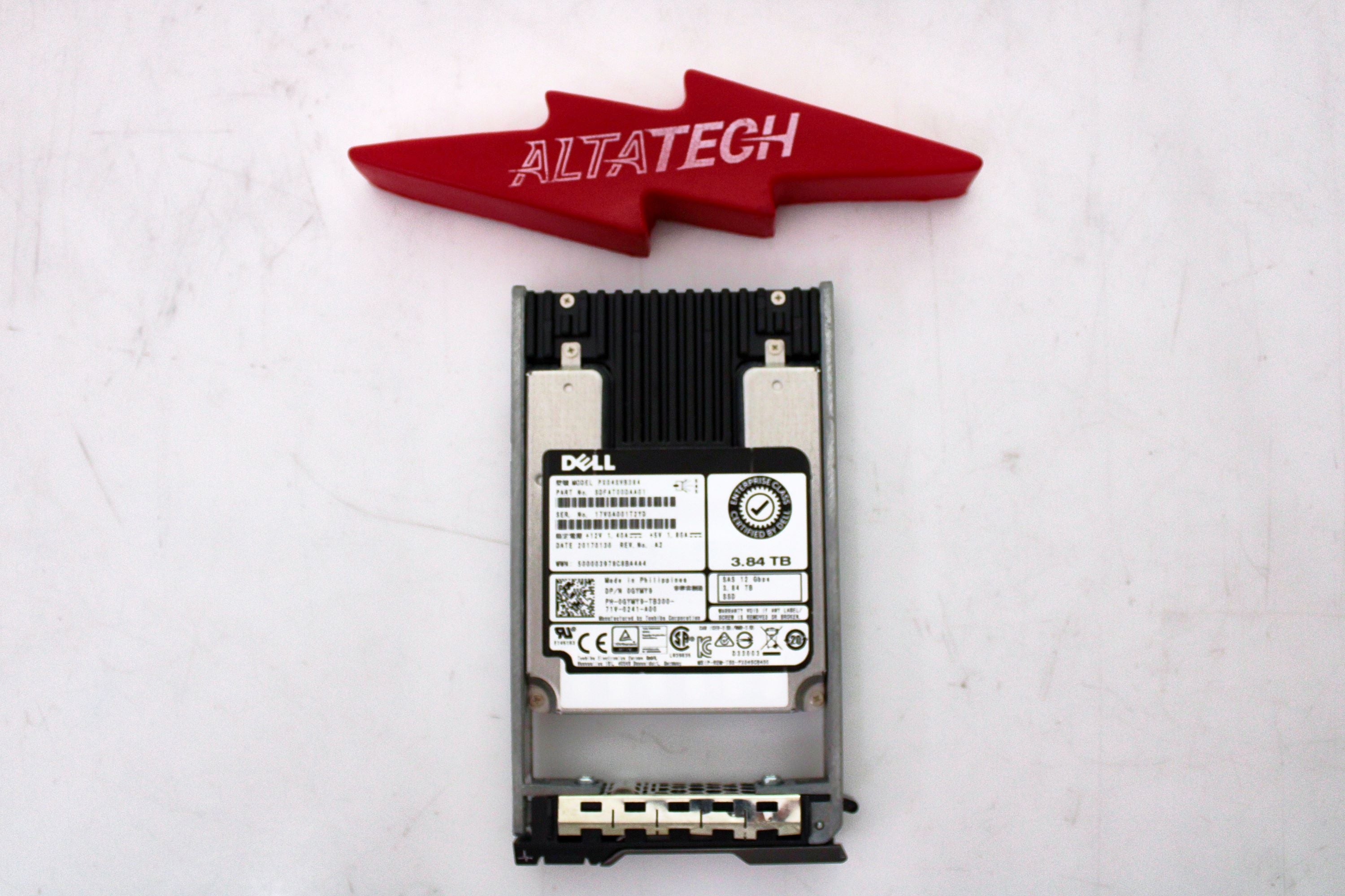 Dell GYMY9 3.84TB SSD SAS 2.5 12G MU PX04SVB384 / SDFAT00DAA01