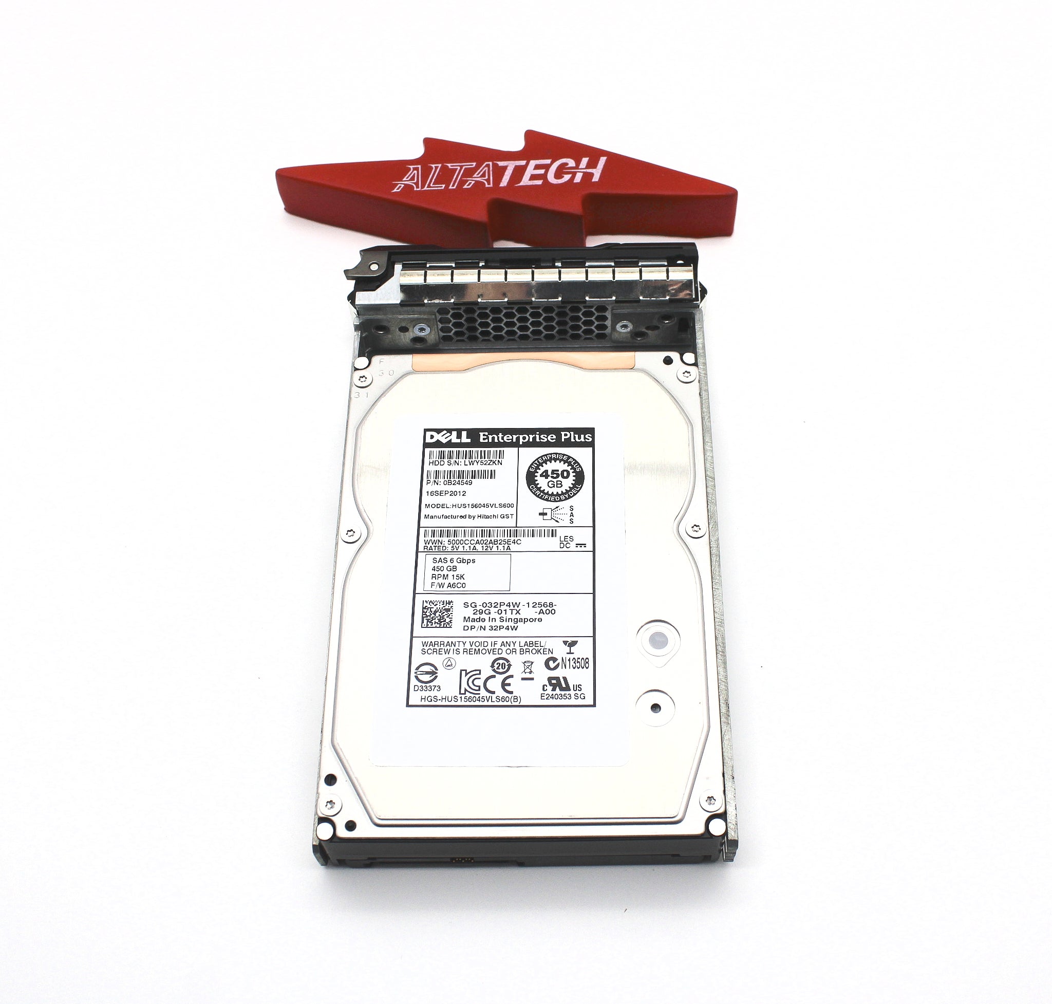Dell HUS156045VLS600-CML 450GB 15K SAS 3.5 6G HDD