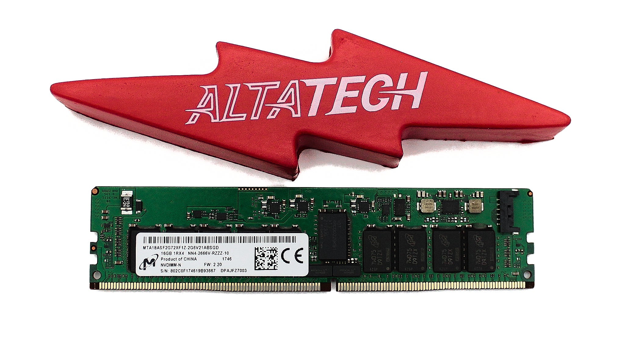 Dell MTA18ASF2G72XF1Z-2G6V2 16GB PC4-21300VR DDR4-2666 1RX4 ECC