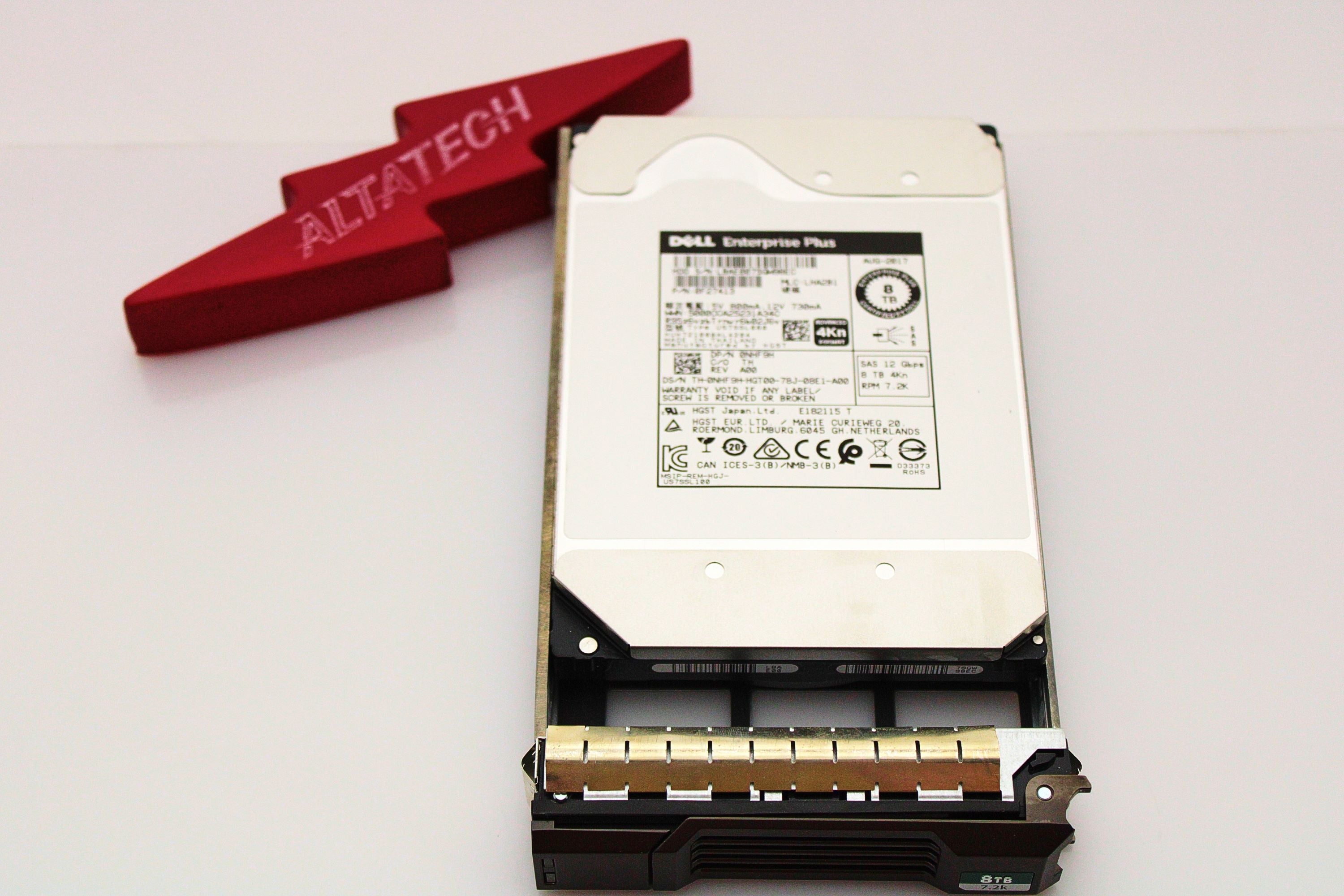 Dell NHF9H-CML 8TB 7.2K SAS 3.5 12G 4K HUH721008AL4204 / 0F27413 Value