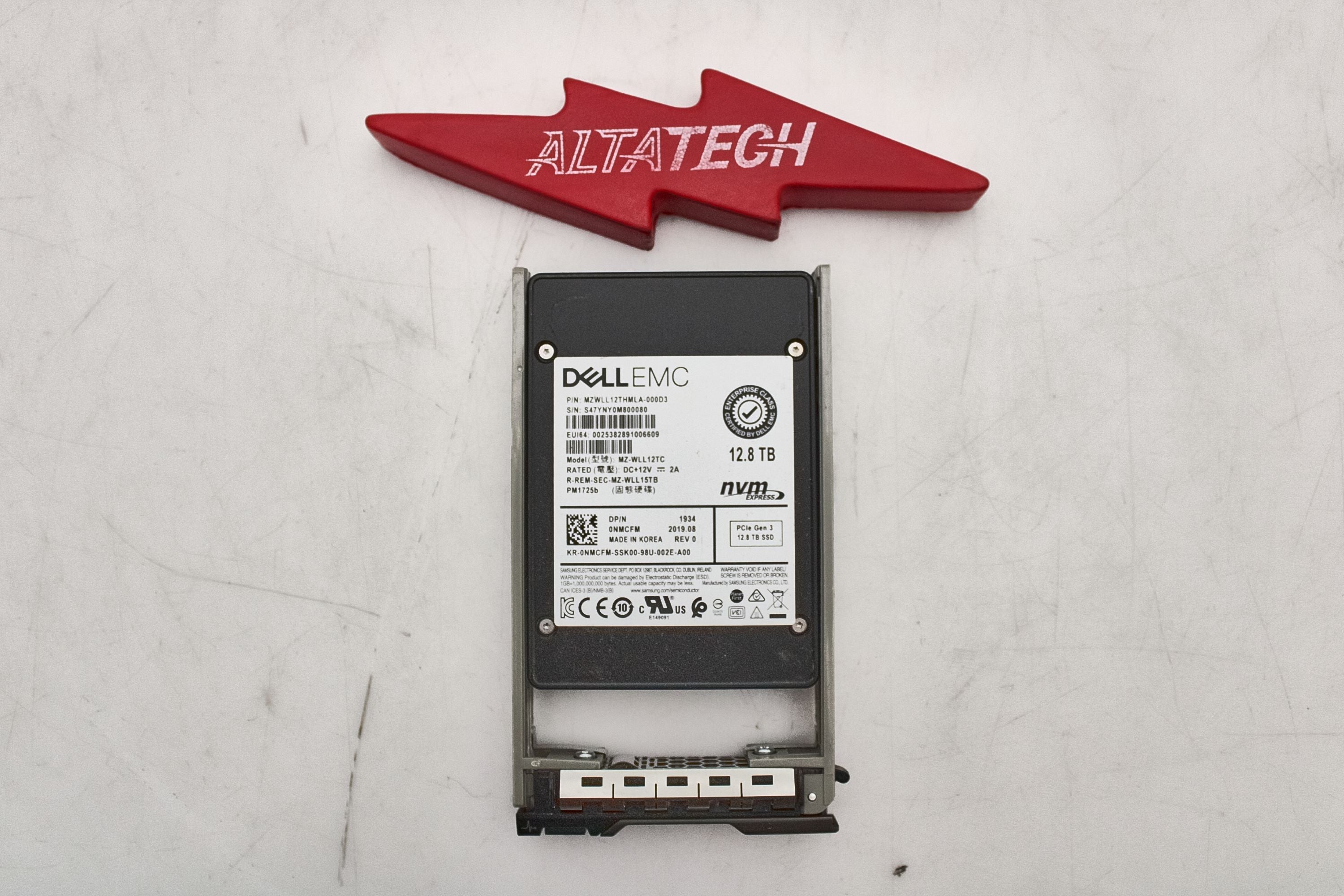 Dell NMCFM_NEW 12.8TB SSD 2.5 12G NVME MU NEW