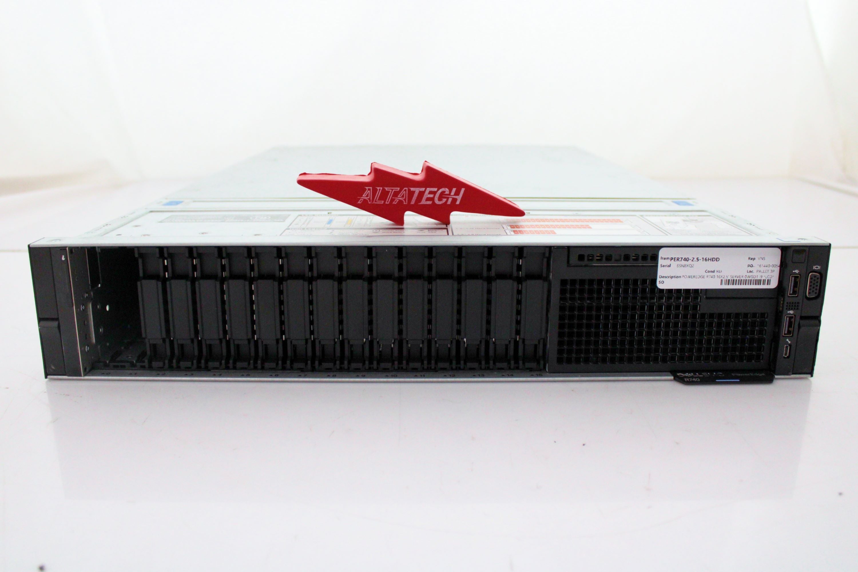 Dell PER740-2.5-16HDD POWEREDGE R740 16X2.5' Server Chassis